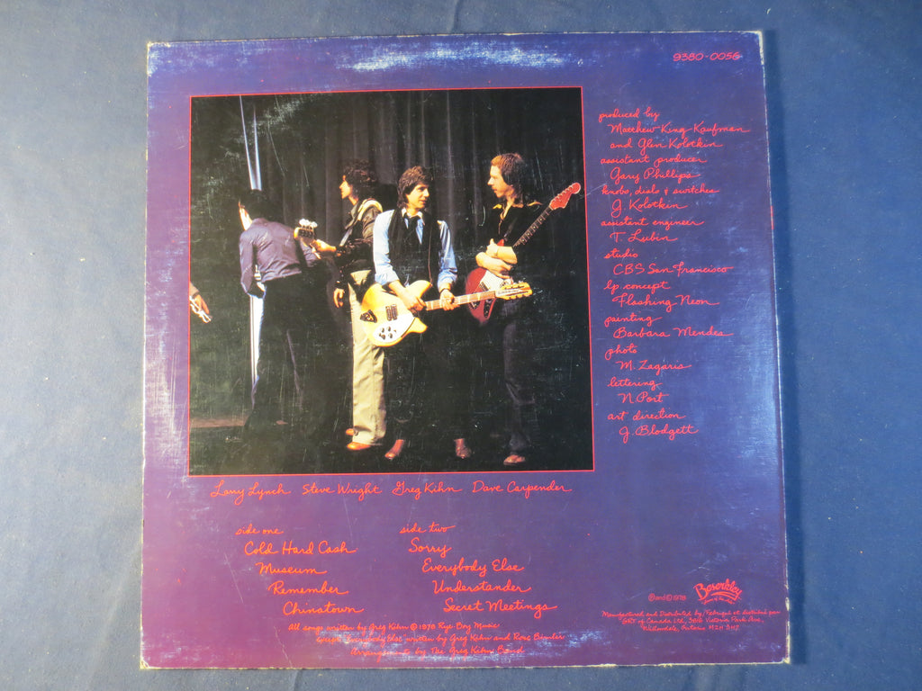 Greg Kihn – Next of Kihn (1978) Vinyl LP