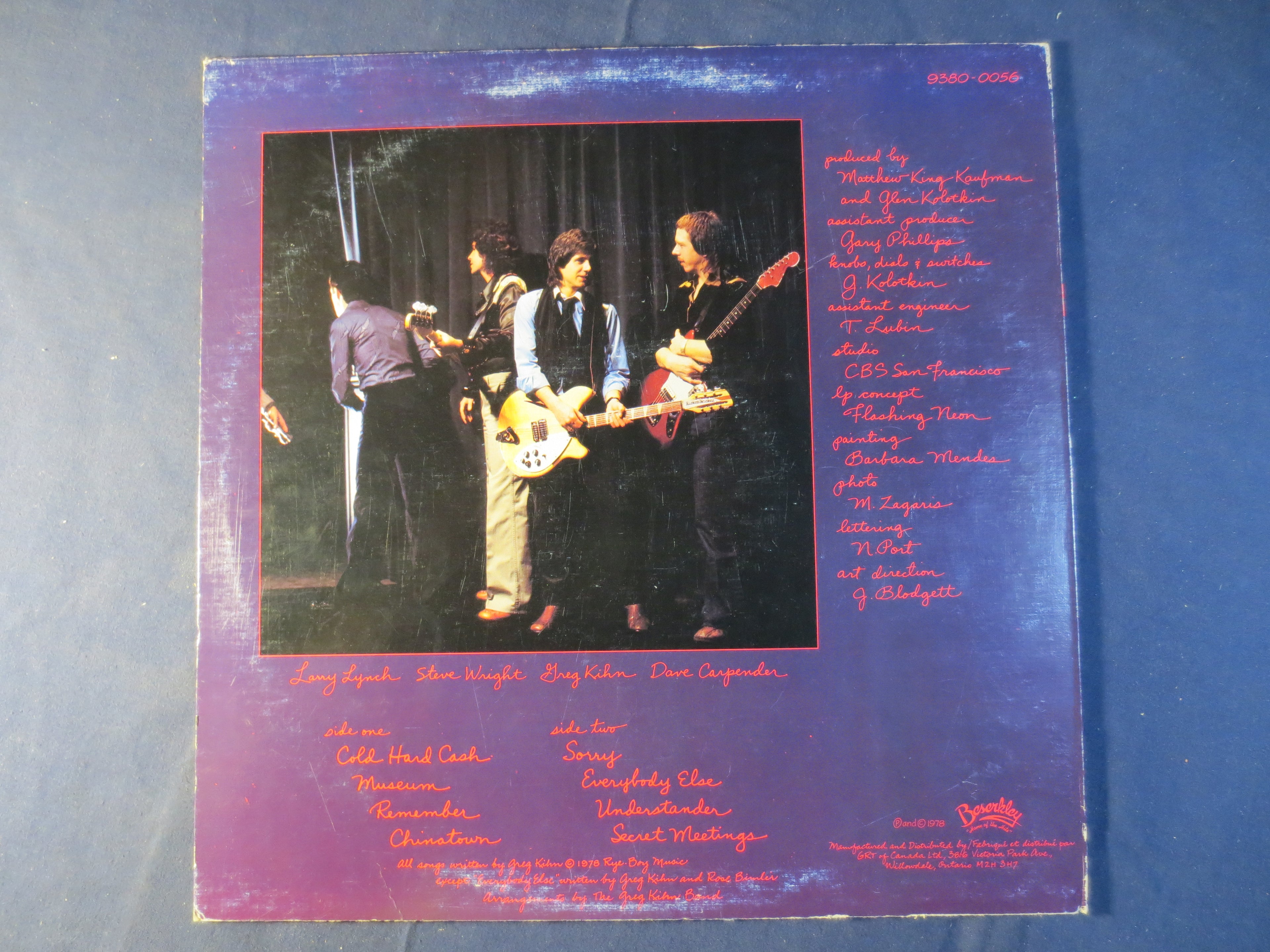 Greg Kihn – Next of Kihn (1978) Vinyl LP