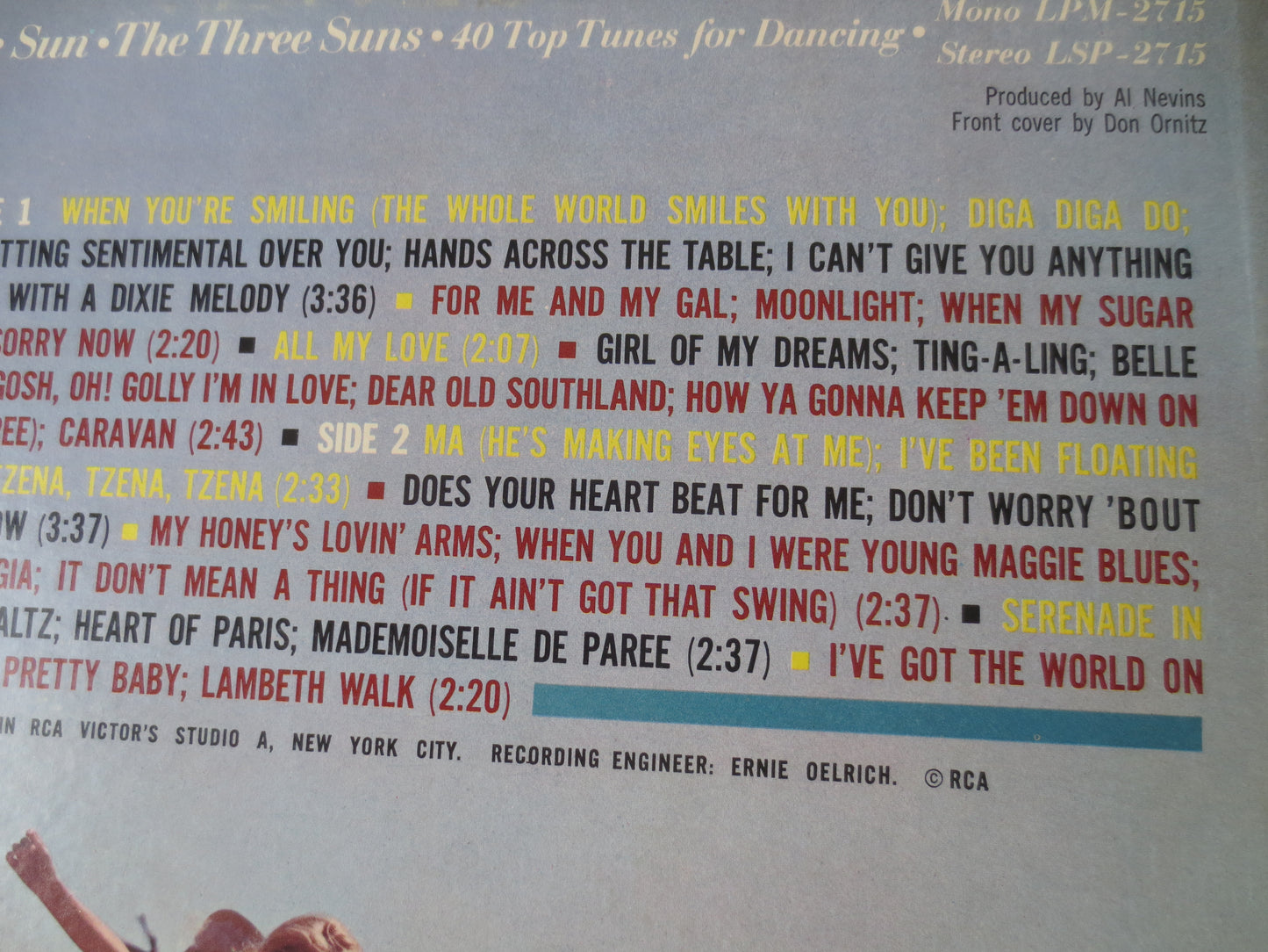 The THREE SUNS, DANCING Records, Jazz Records, Vintage Vinyl, Record Vinyl, Vinyl Records, Vinyl Albums, Lps, 1963 Records