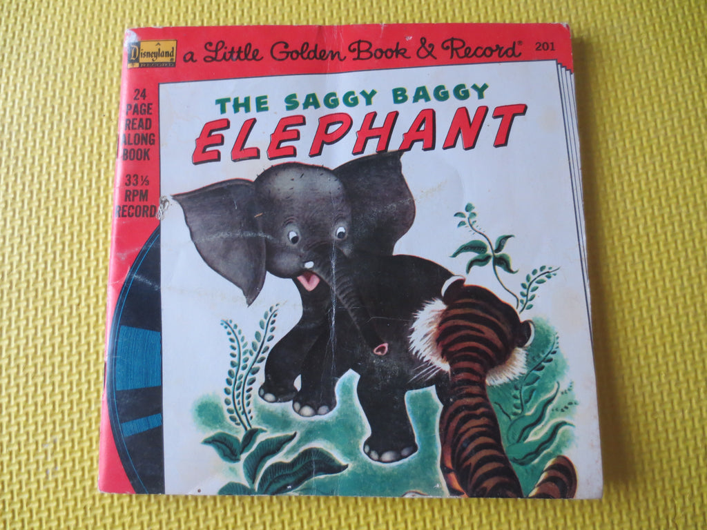 Disney – The Saggy Baggy Elephant (1975) Vinyl LP + Book