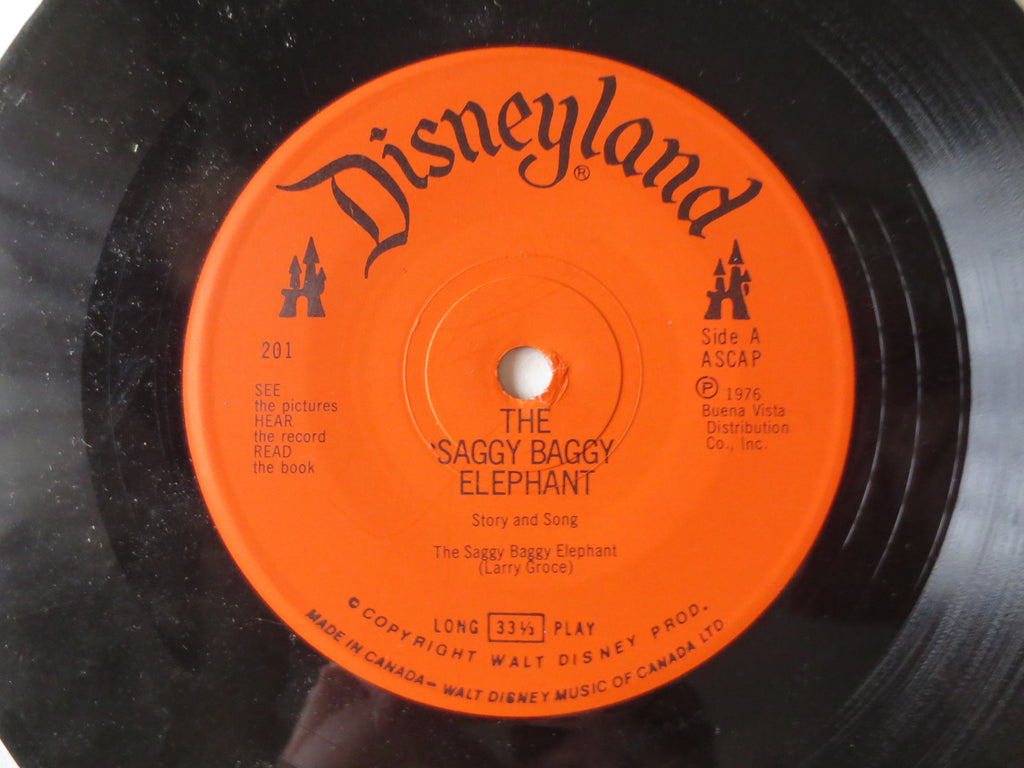 Disney – The Saggy Baggy Elephant (1975) Vinyl LP + Book