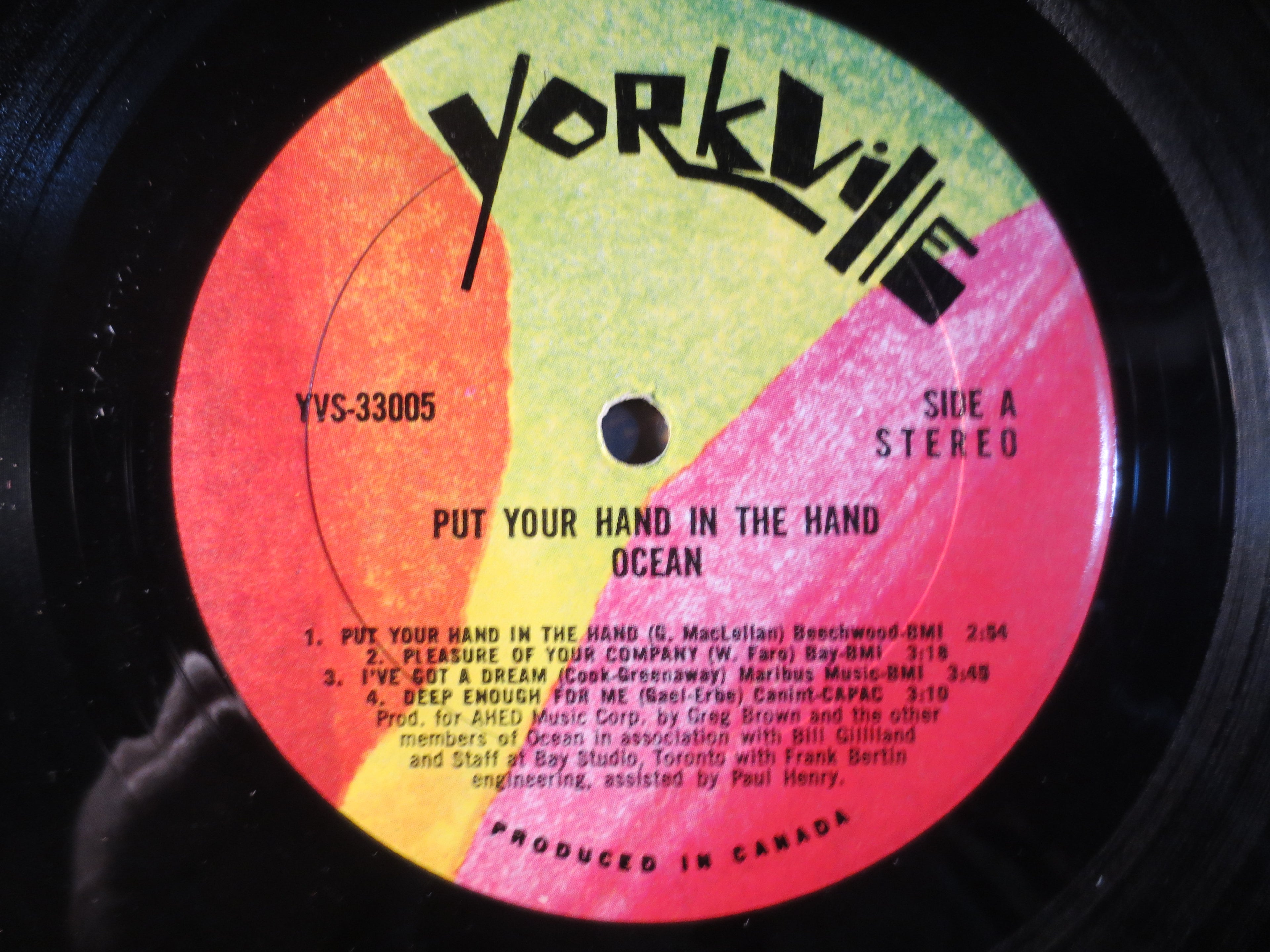 Ocean – Put Your Hand in the Hand (1971) Vinyl LP