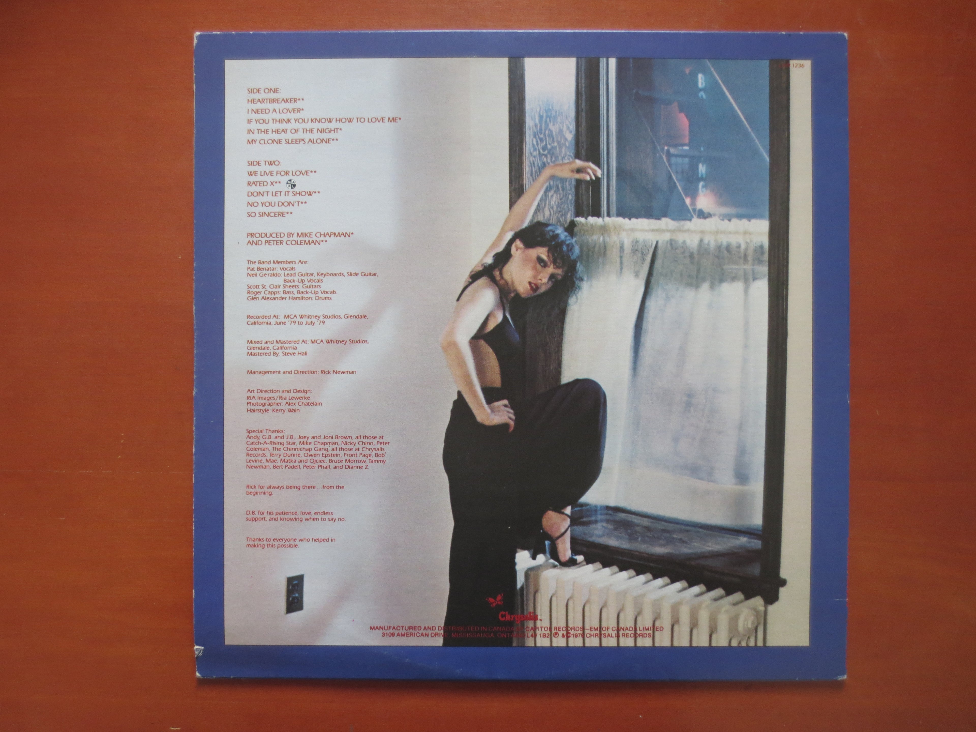Pat Benatar – In the Heat of the Night (1979) Vinyl LP