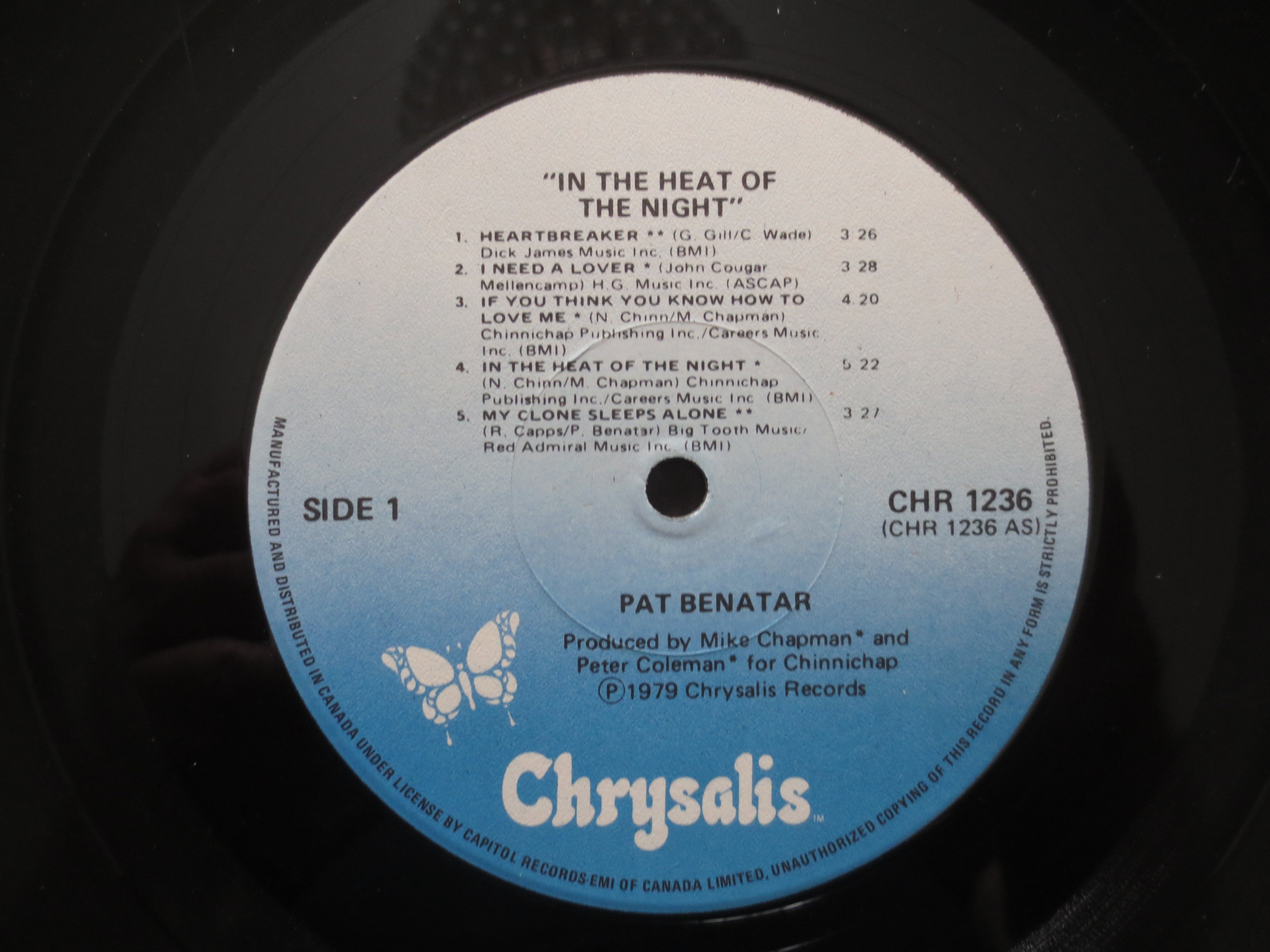 Pat Benatar – In the Heat of the Night (1979) Vinyl LP