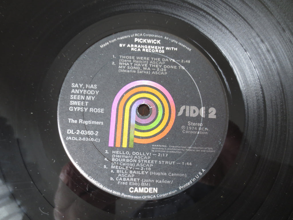 The Ragtimers – Say, Has Anybody Seen My Sweet Gypsy Rose? (1974) Double Vinyl LP