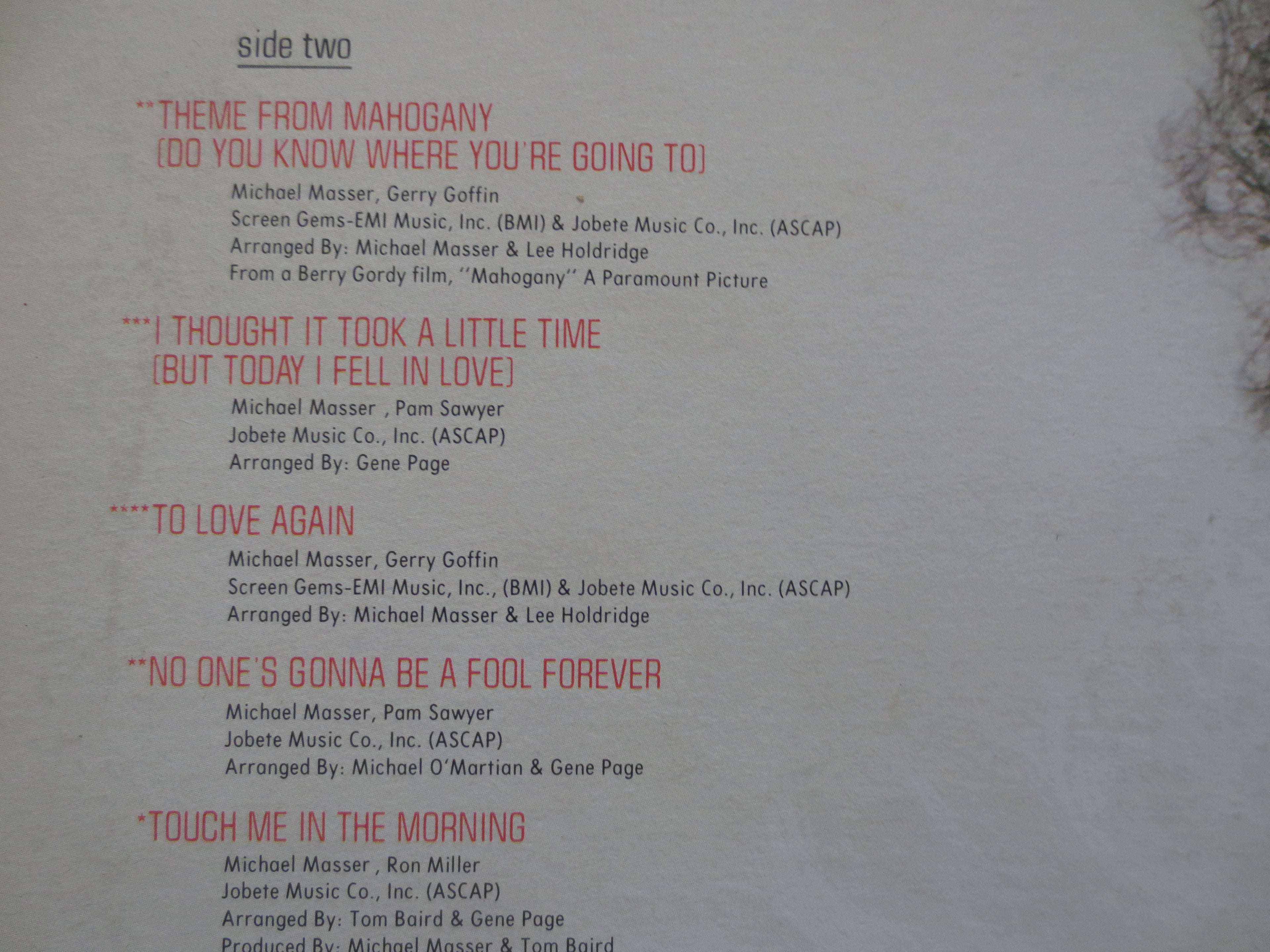 DIANA ROSS, To Love Again, Vintage Album, 1981 Record, Vinyl Lp