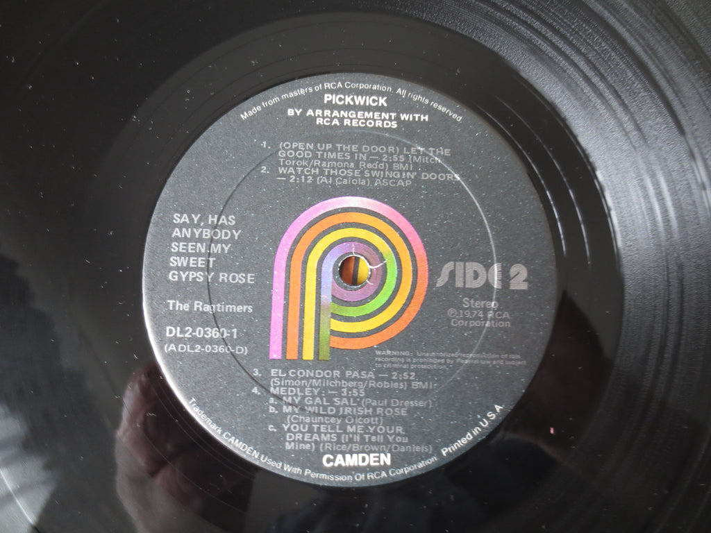 The Ragtimers – Say, Has Anybody Seen My Sweet Gypsy Rose? (1974) Double Vinyl LP