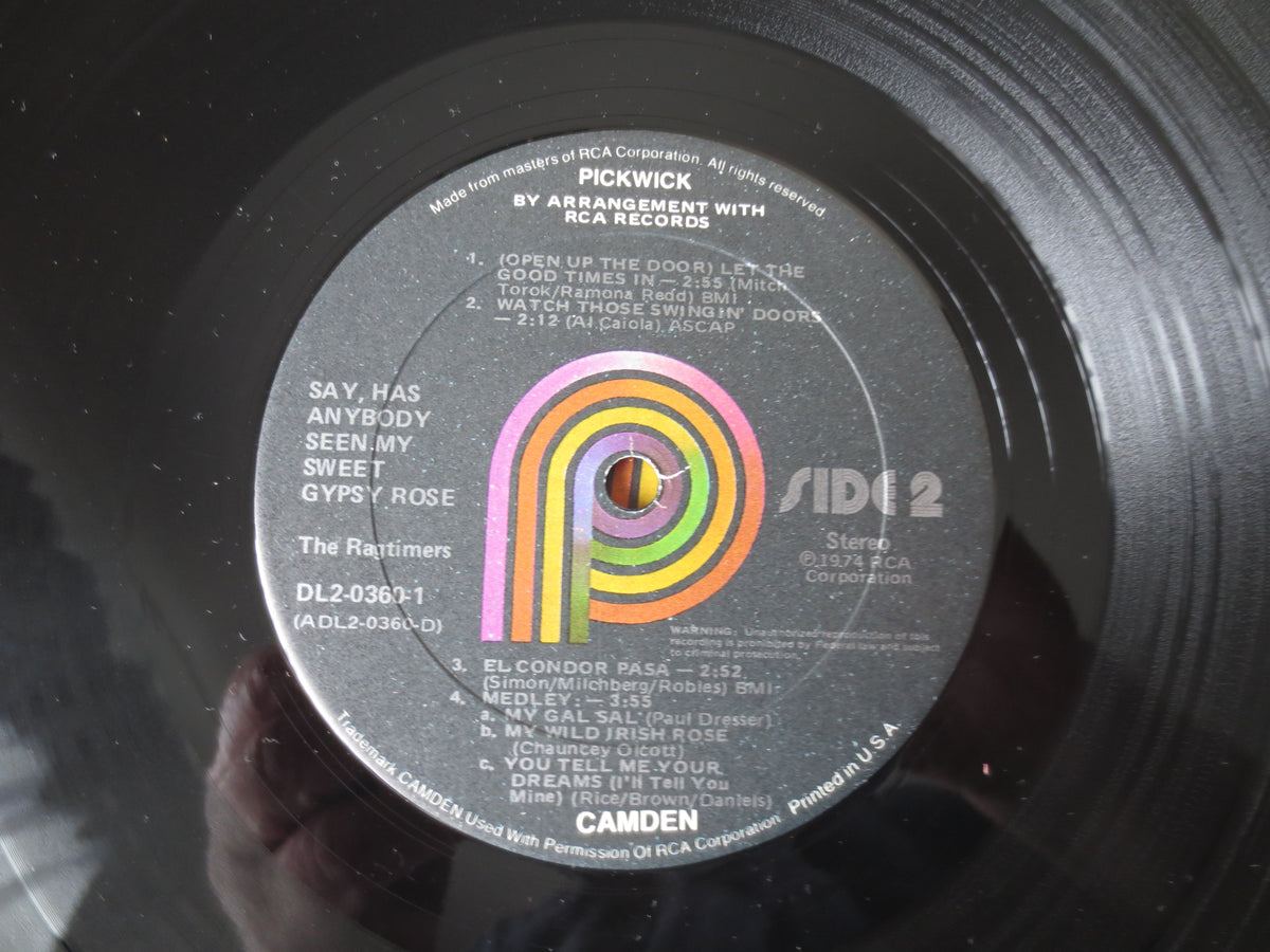 The Ragtimers – Say, Has Anybody Seen My Sweet Gypsy Rose? (1974) Double Vinyl LP