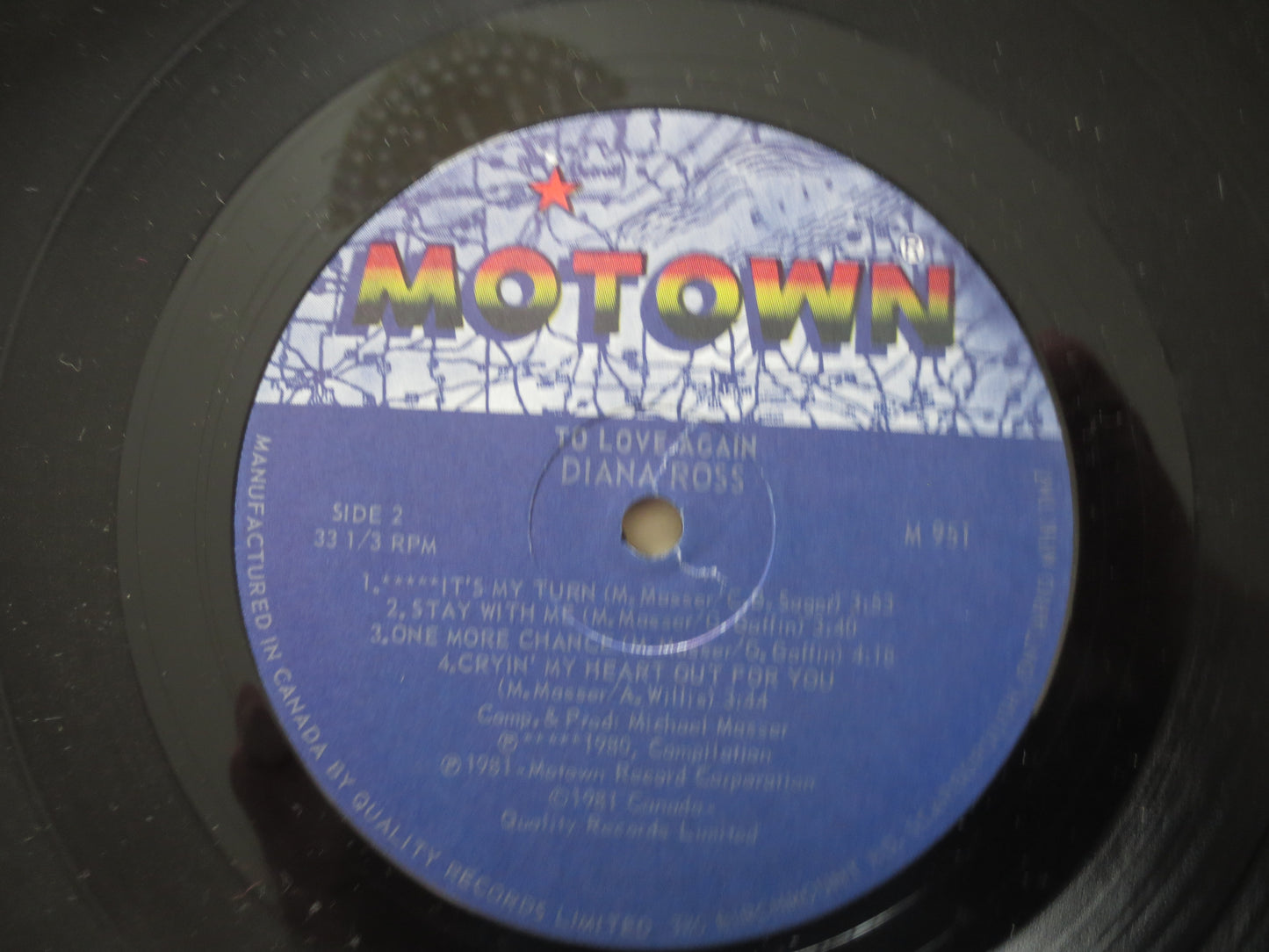 DIANA ROSS, To LOVE Again, Diana Ross Record, Vinyl Record, Diana Ross Album, Record Vinyl, Vinyl Album, Lps, 1981 Records