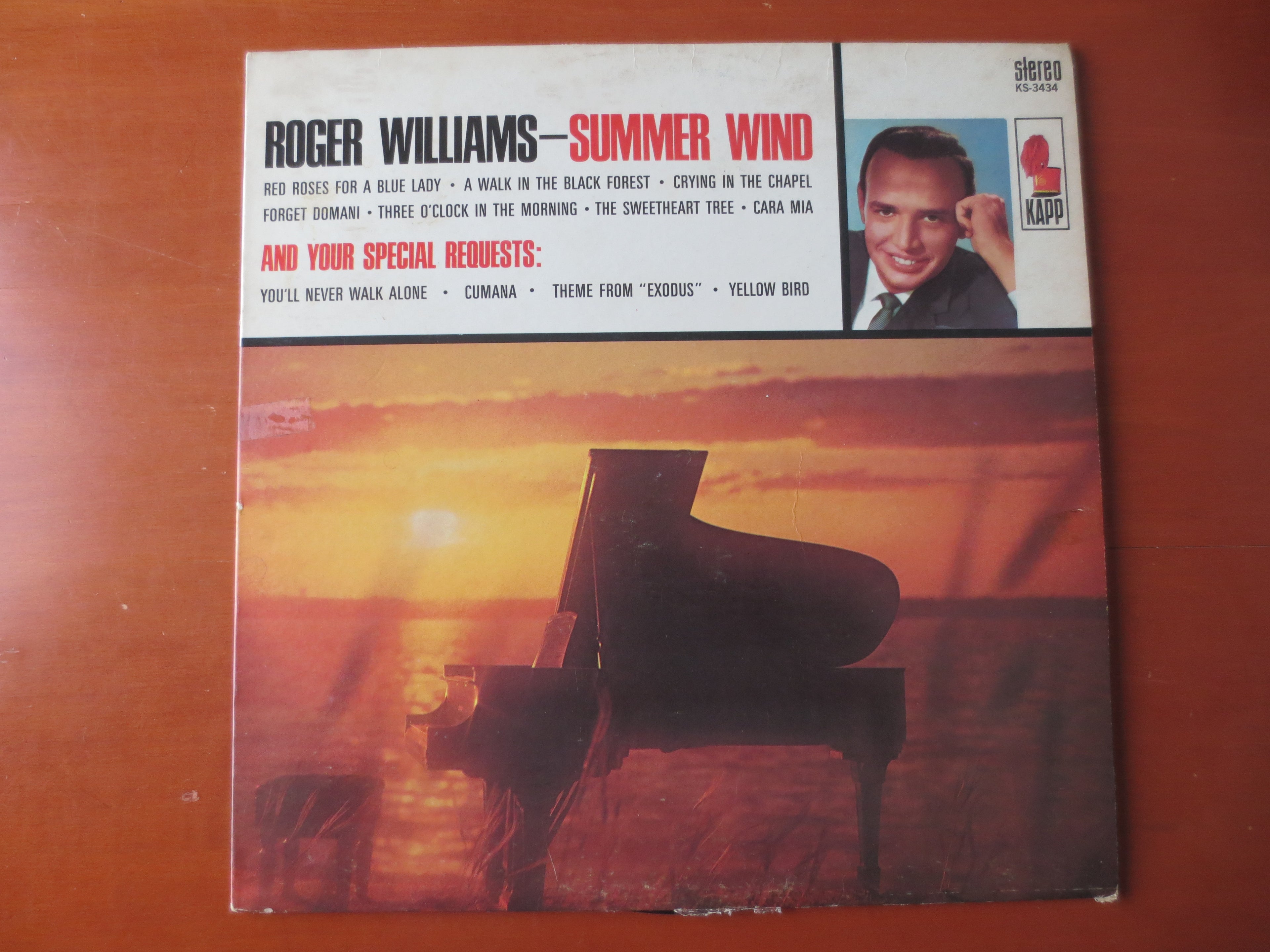 Roger Williams – Summer Wind (1965) Vinyl LP