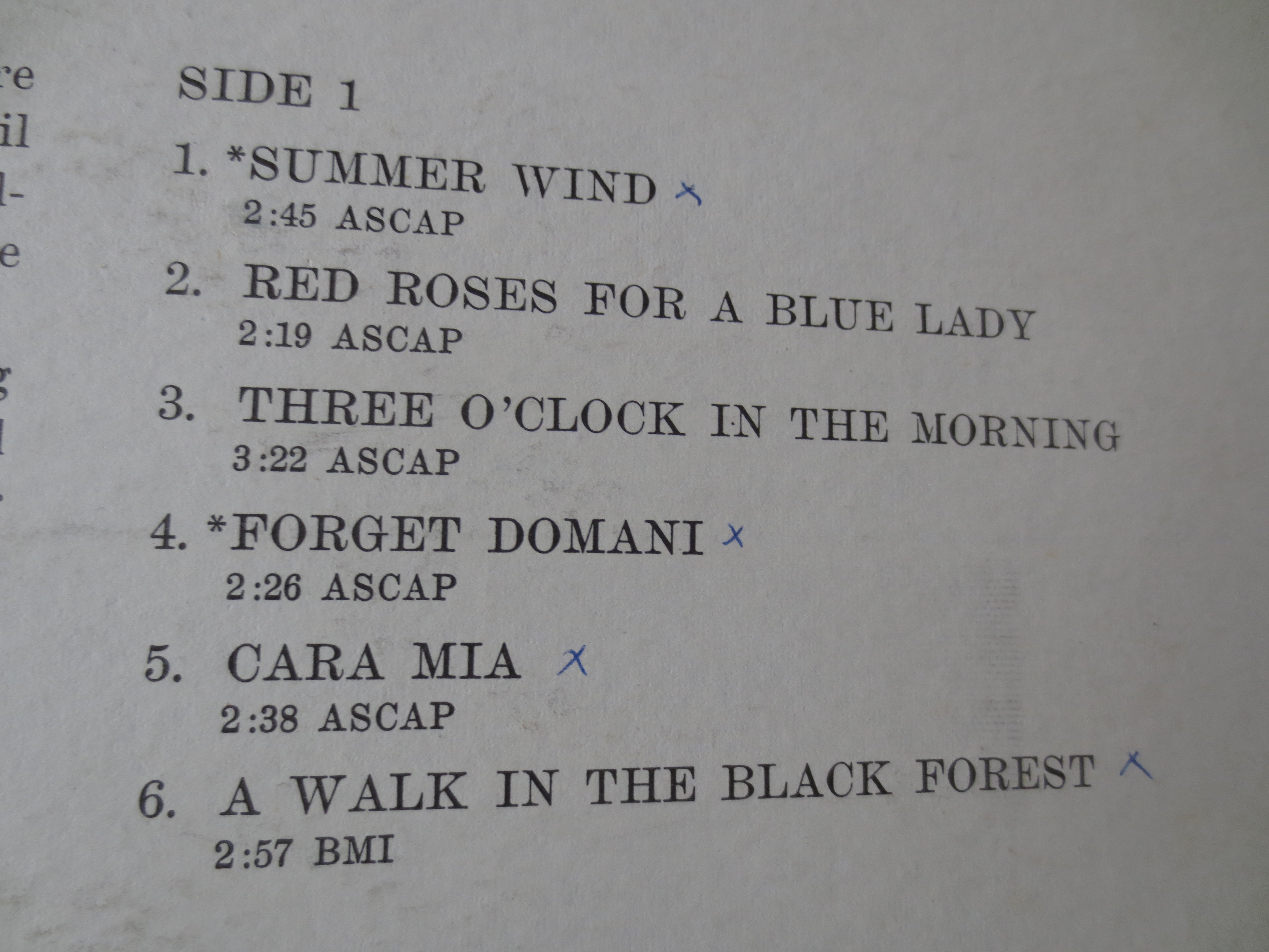 Roger Williams – Summer Wind (1965) Vinyl LP