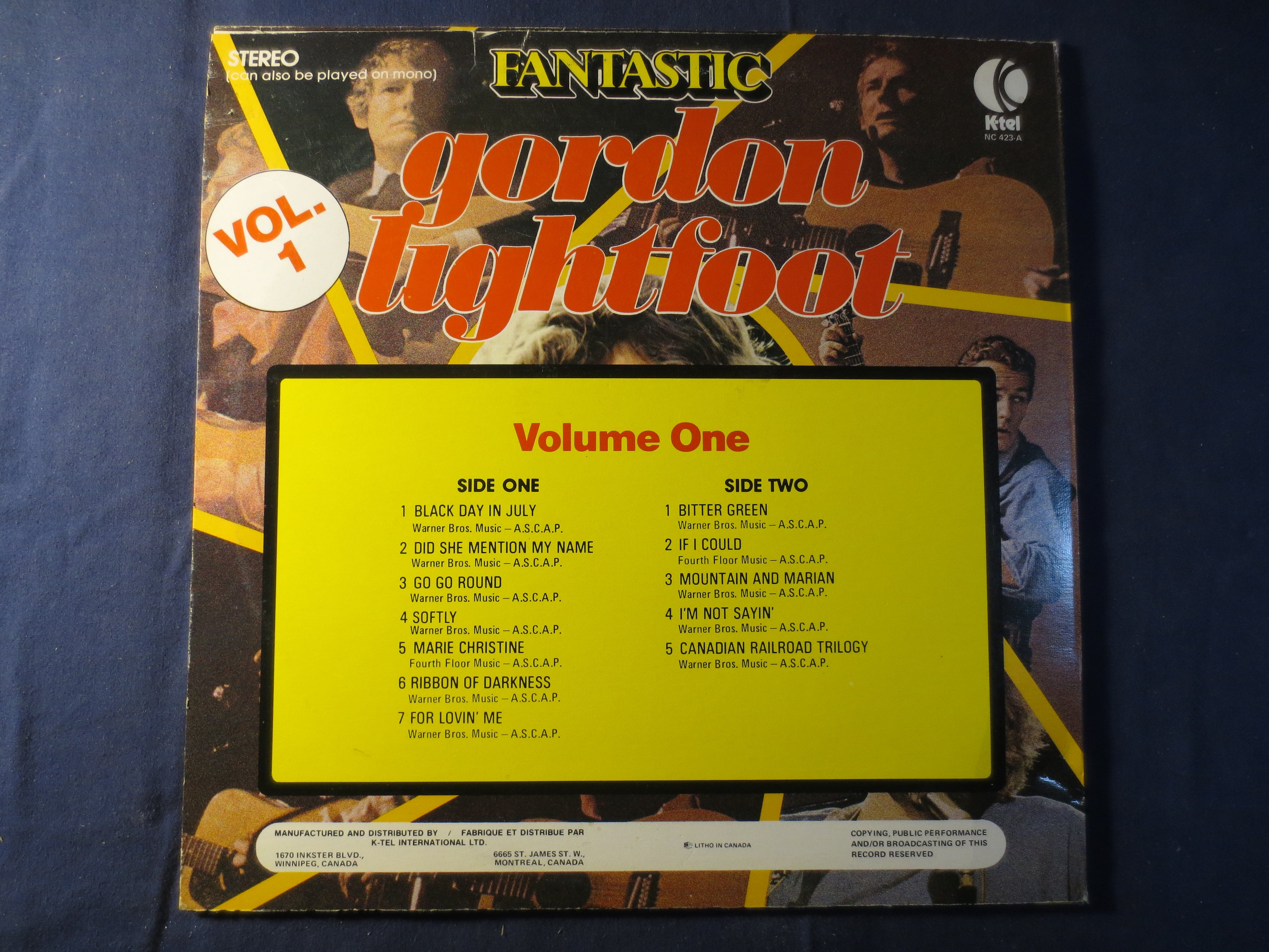 Gordon Lightfoot – Fantastic (1977) Vinyl LP