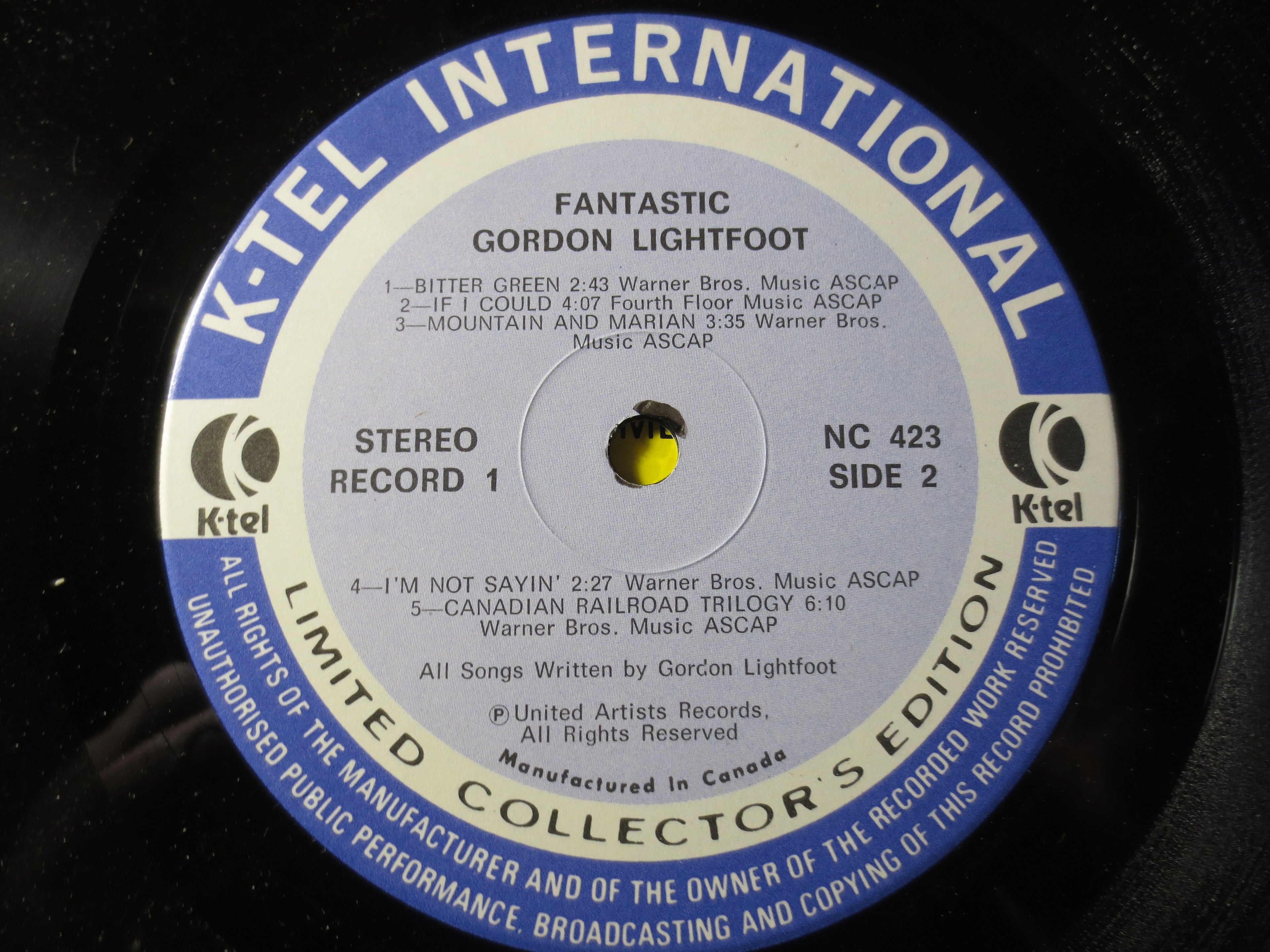 Gordon Lightfoot – Fantastic (1977) Vinyl LP