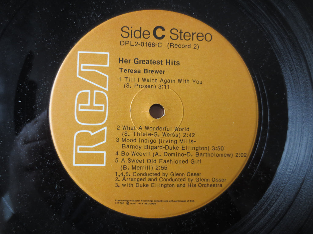 Teresa Brewer – Her Greatest Hits (1975) Double Vinyl LP