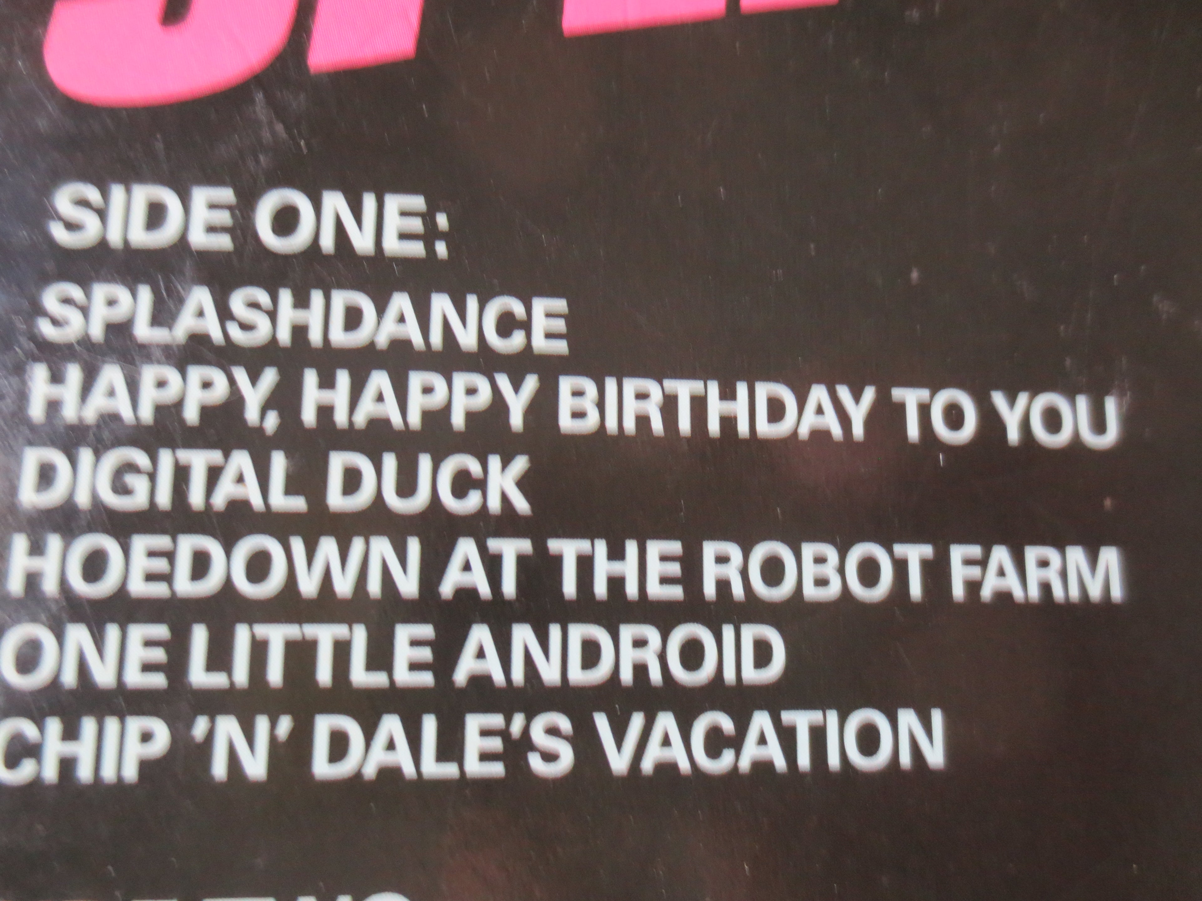 Mickey Mouse – Splashdance (1983) Vinyl LP
