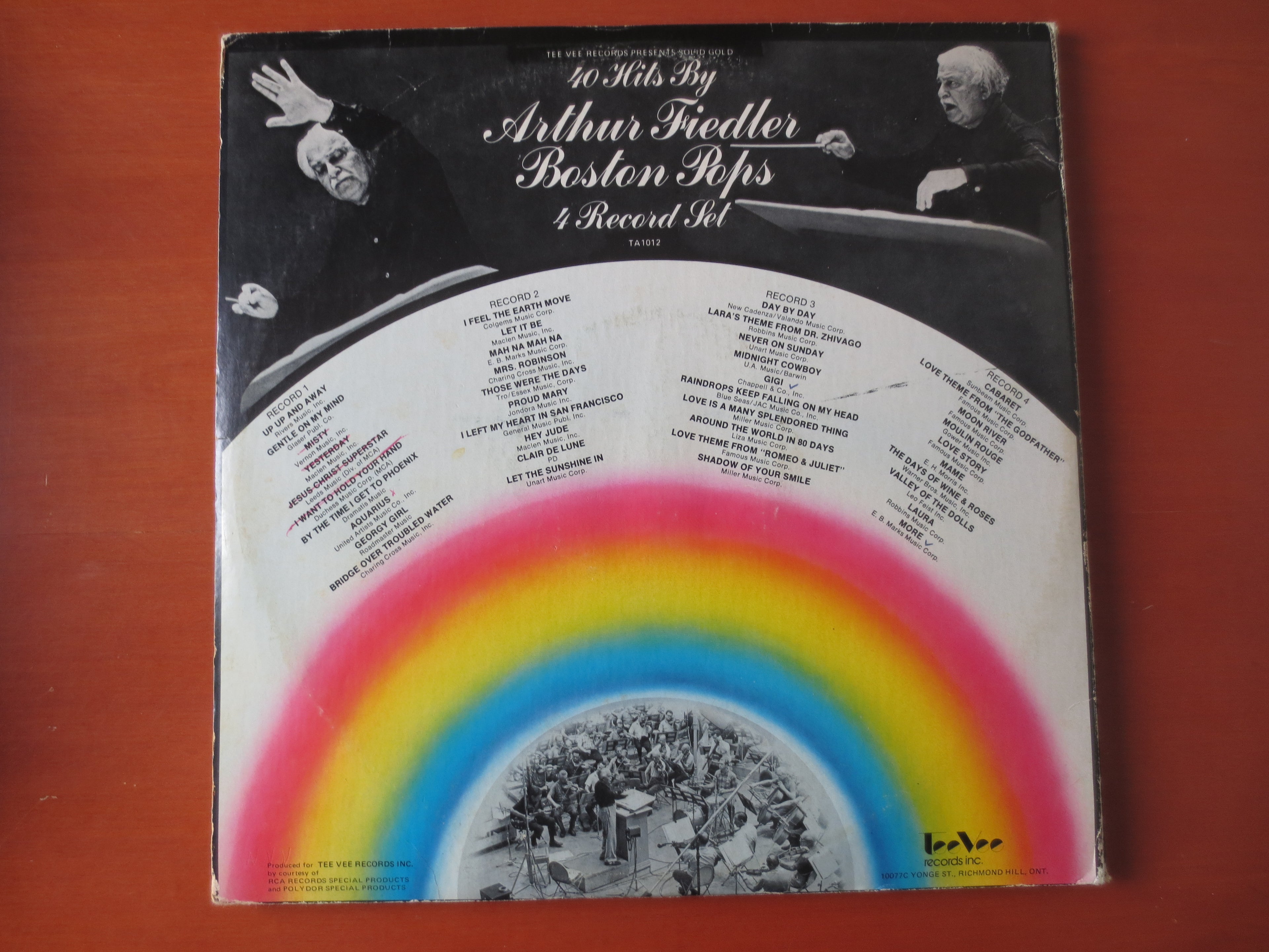 Arthur Fiedler & the Boston Pops – 40 Hits (1973) Vinyl 4xLP Box Set