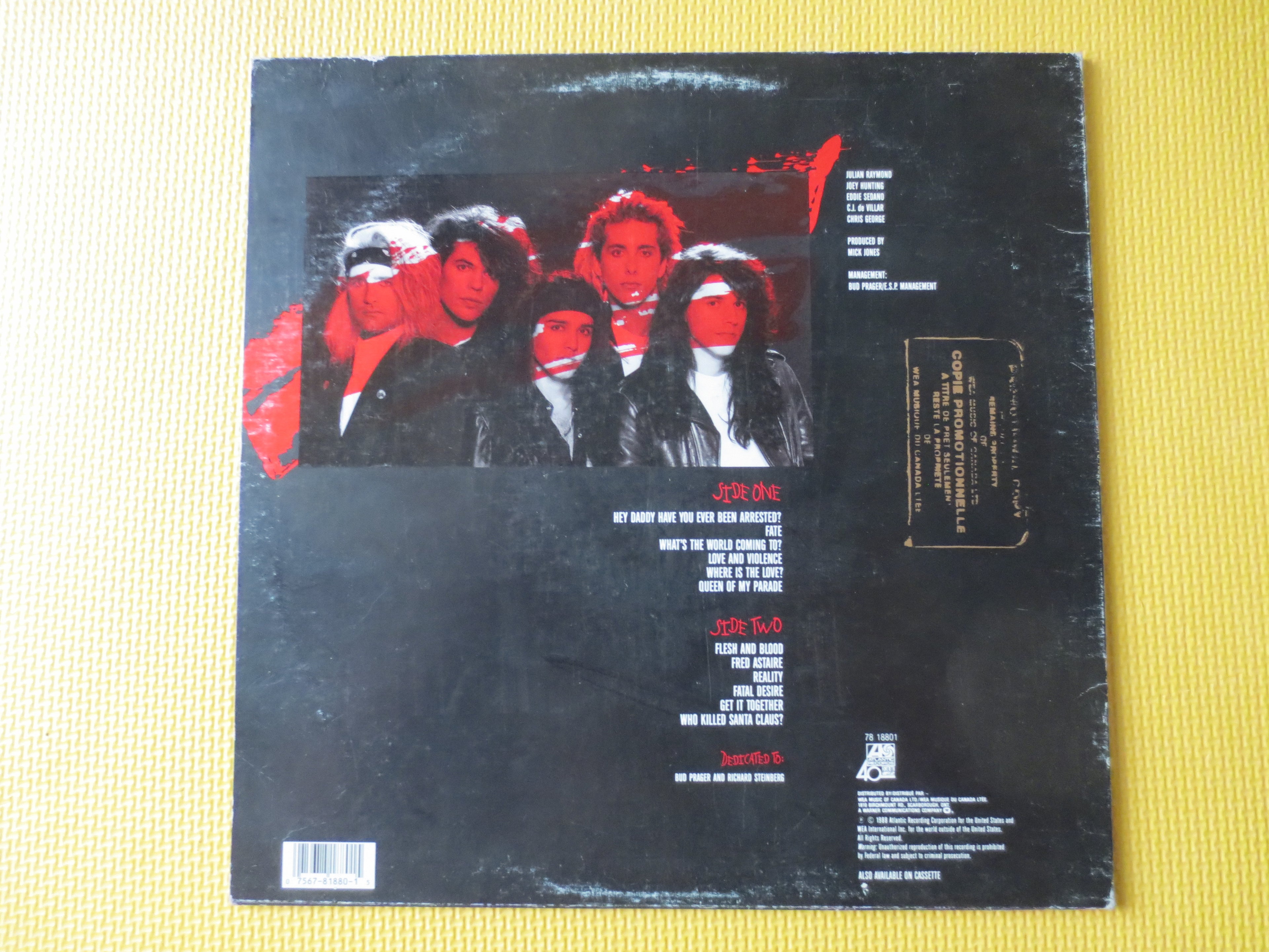 Dear Mr. President – Various Artists (1988) Vinyl LP