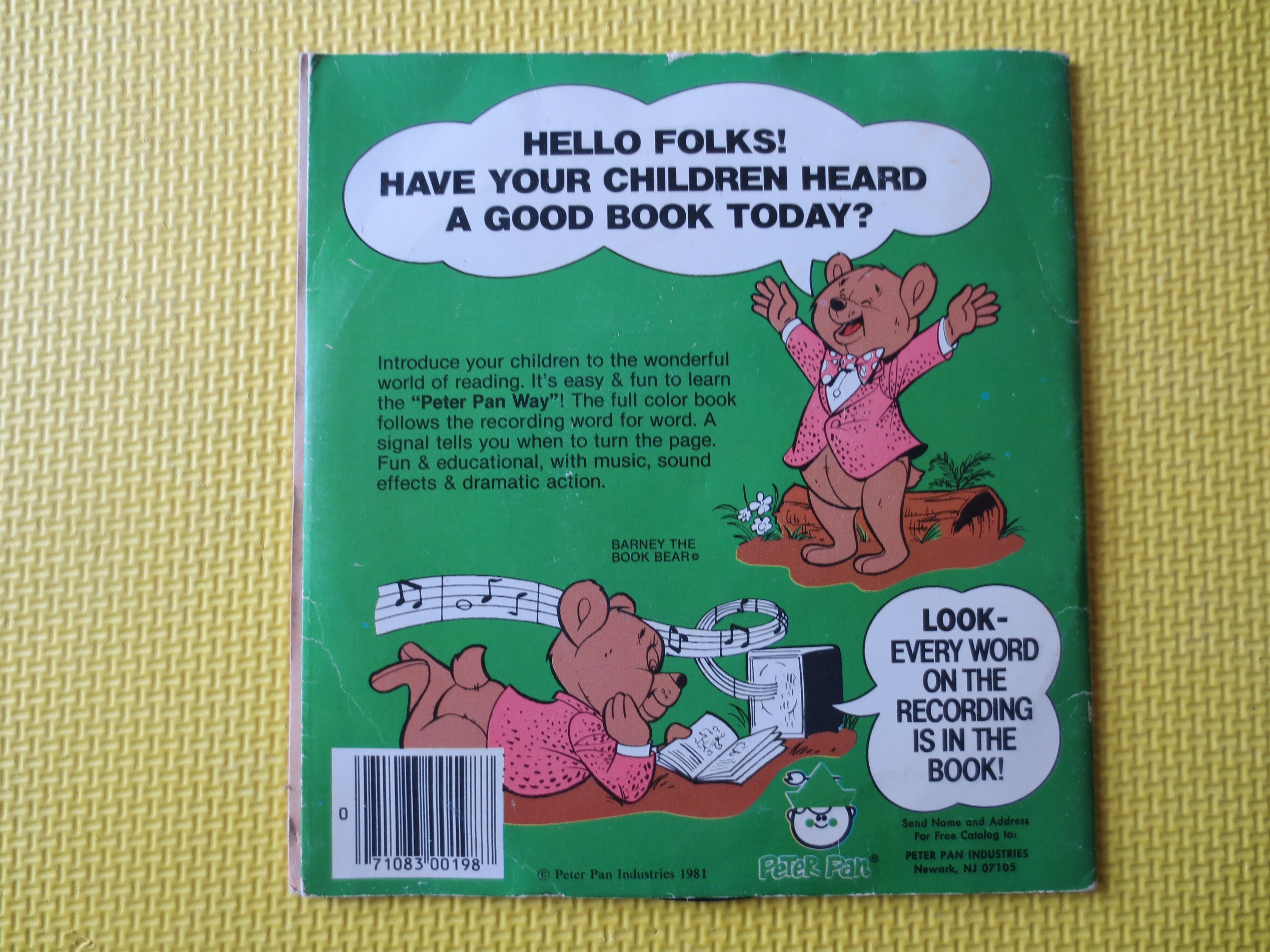 A Christmas Carol – Peter Pan Records Book & Record Set (1981)