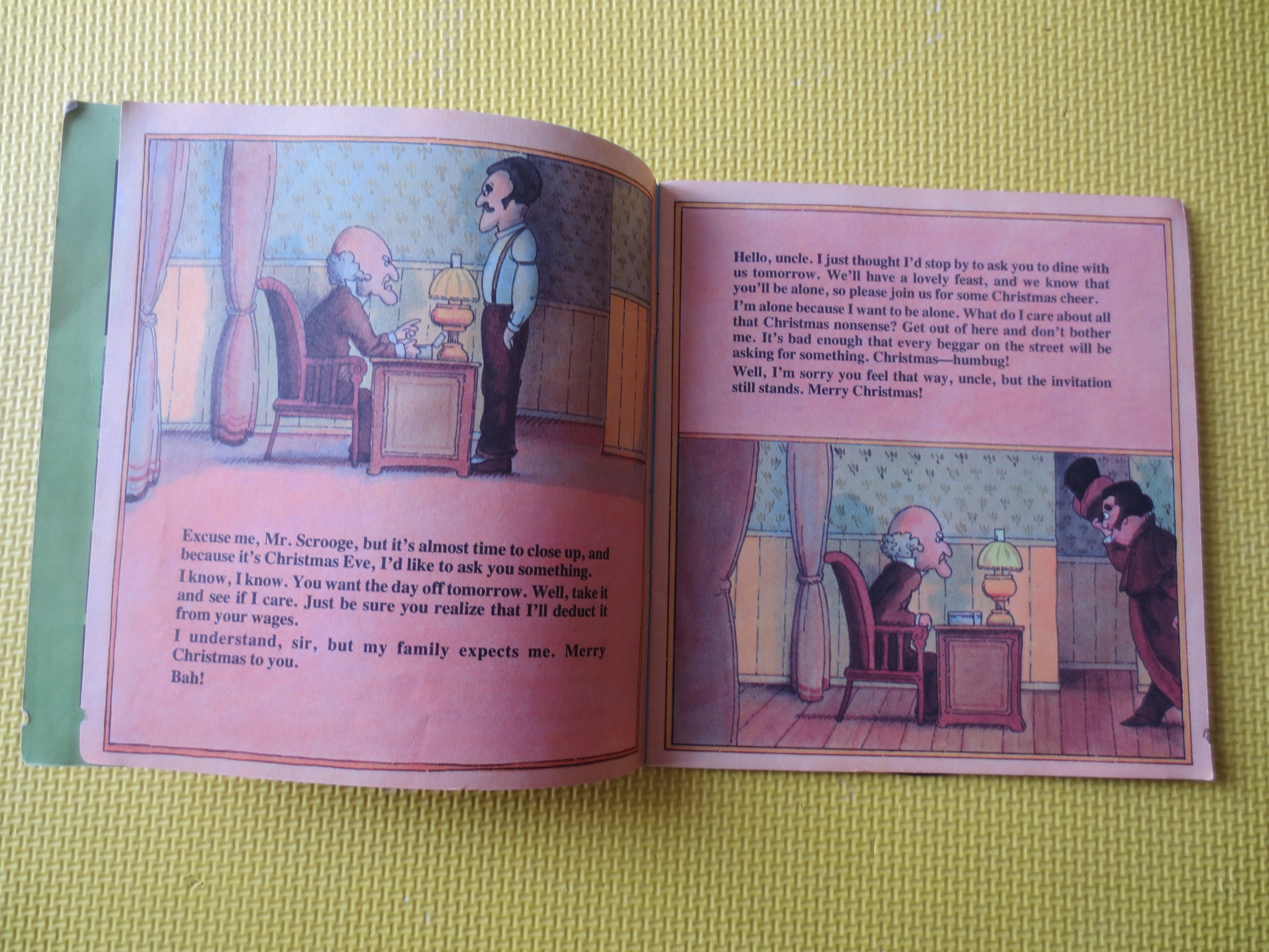 A Christmas Carol – Peter Pan Records Book & Record Set (1981)