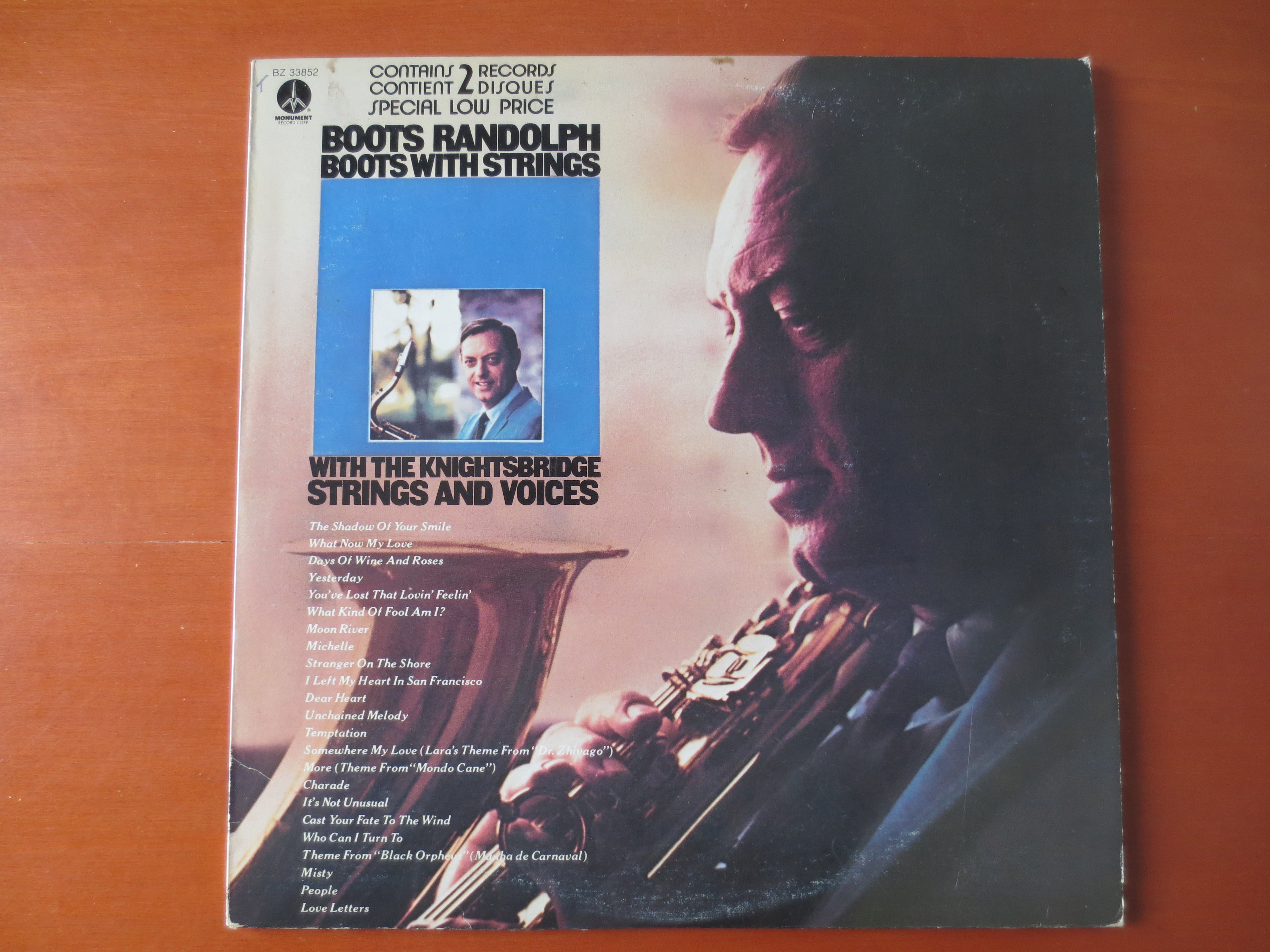 Boots Randolph – Boots with Strings and the Knightsbridge Strings (1966) Vinyl LP (Double Album)