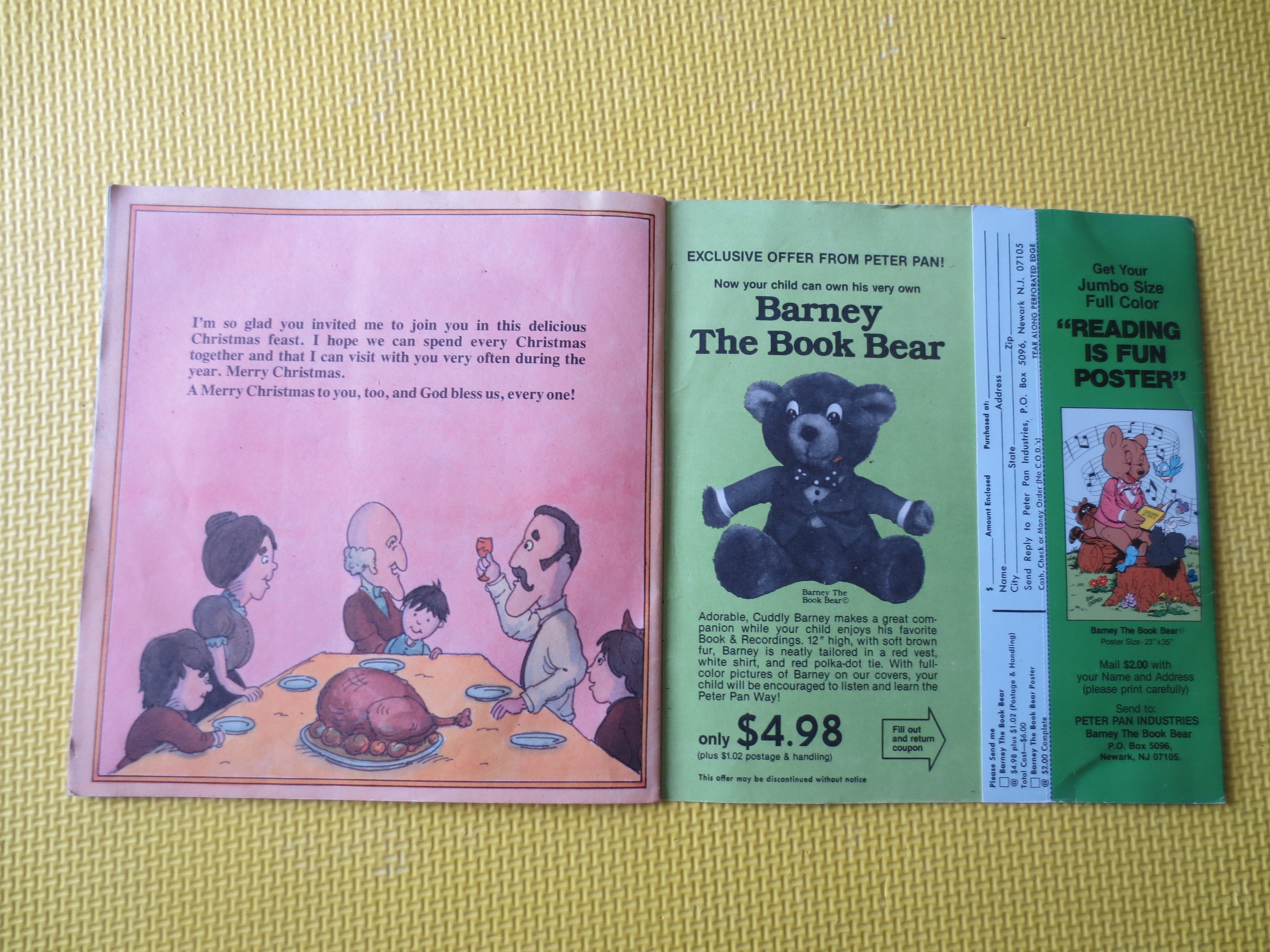 A Christmas Carol – Peter Pan Records Book & Record Set (1981)