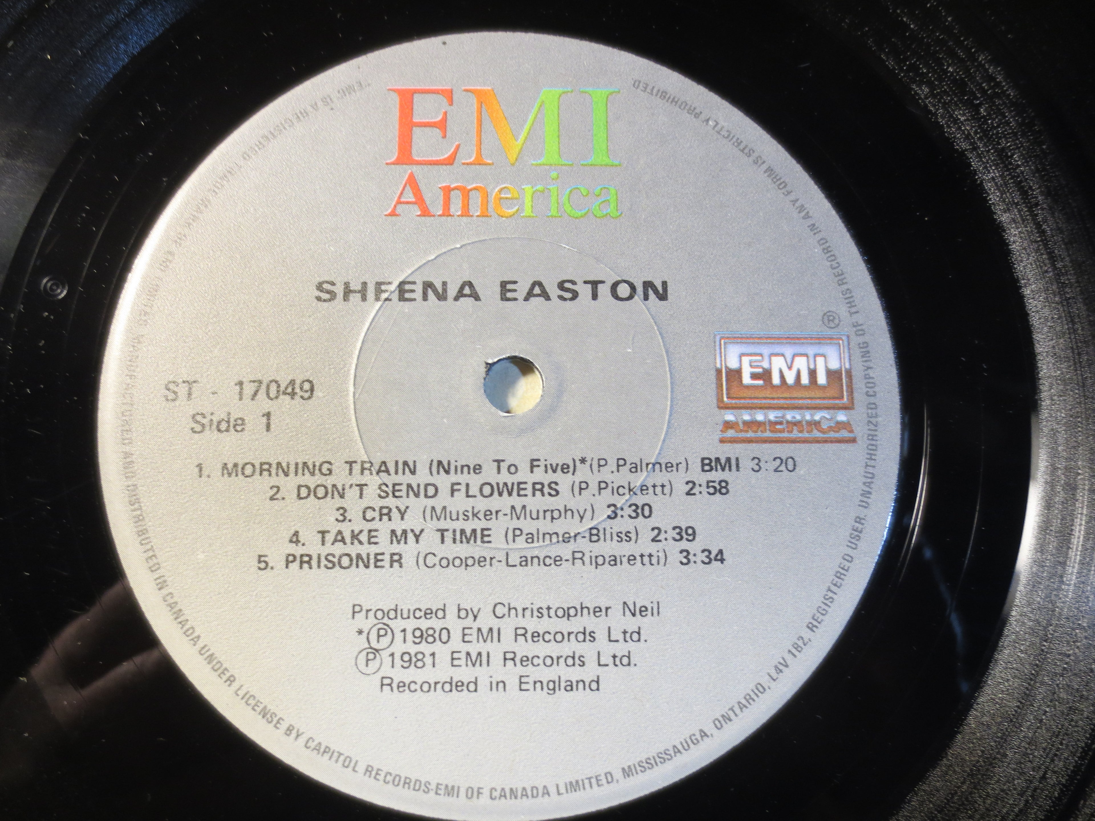 Sheena Easton – Take My Time (1981) Vinyl LP