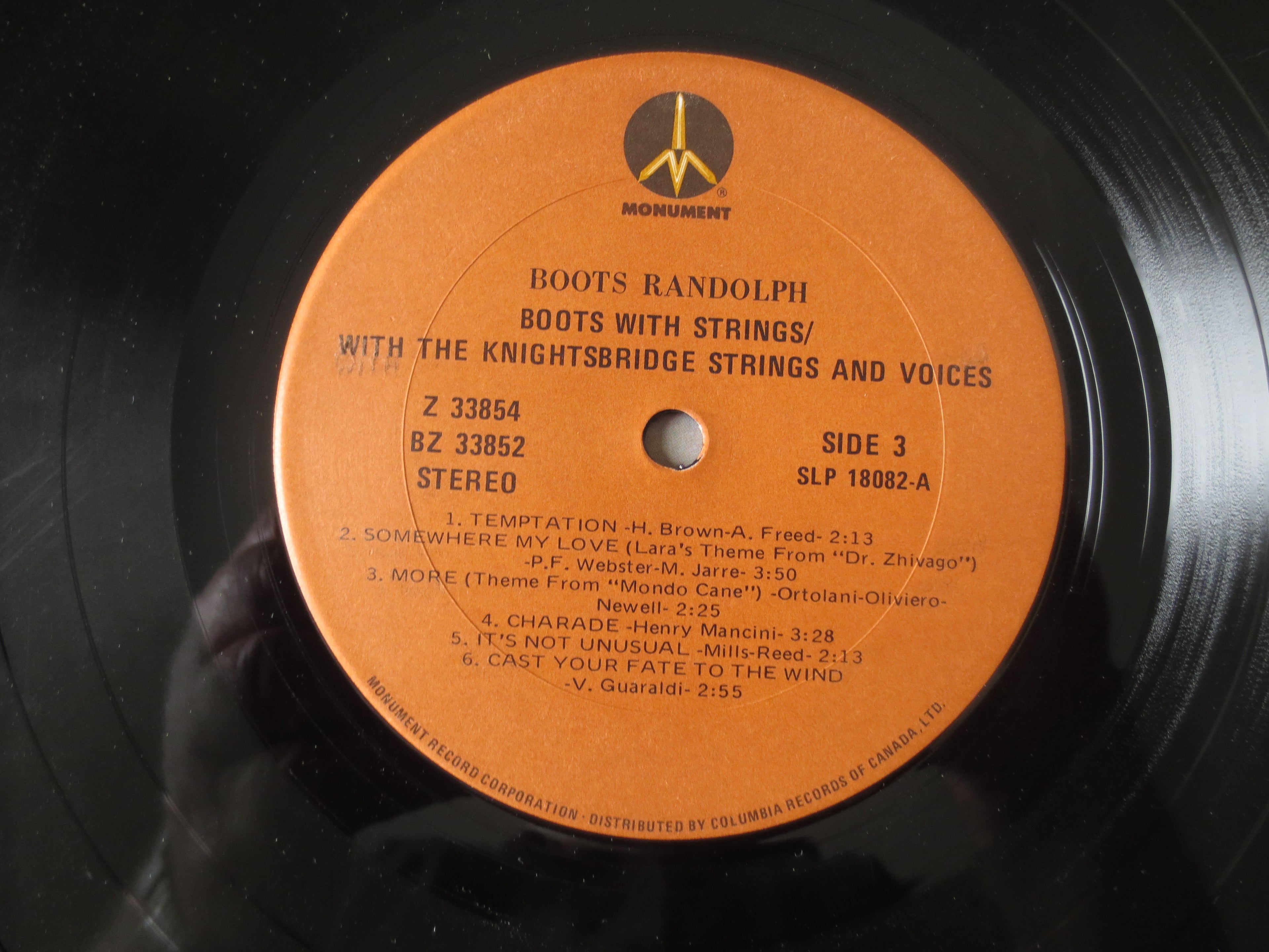 Boots Randolph – Boots with Strings and the Knightsbridge Strings (1966) Vinyl LP (Double Album)
