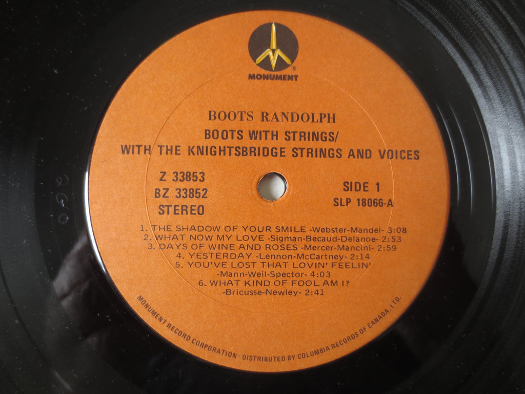Boots Randolph – Boots with Strings and the Knightsbridge Strings (1966) Vinyl LP (Double Album)