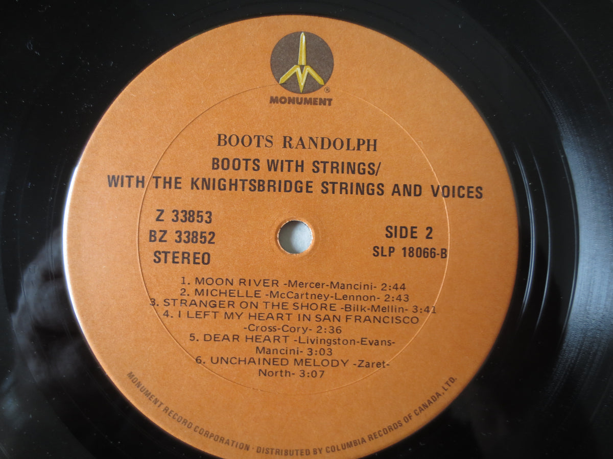 Boots Randolph – Boots with Strings and the Knightsbridge Strings (1966) Vinyl LP (Double Album)