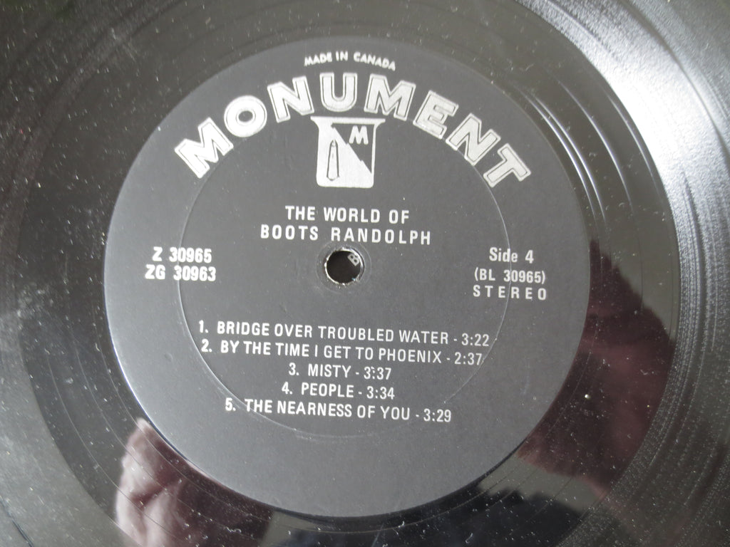 Boots Randolph – The World of Boots Randolph (1971) Vinyl LP