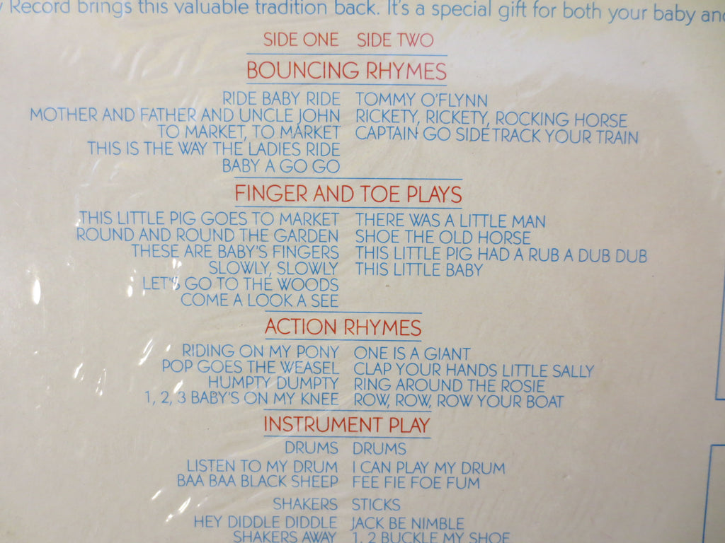Bob McGrath & Katherine Smithrim – The Baby Record (1983) Vinyl LP