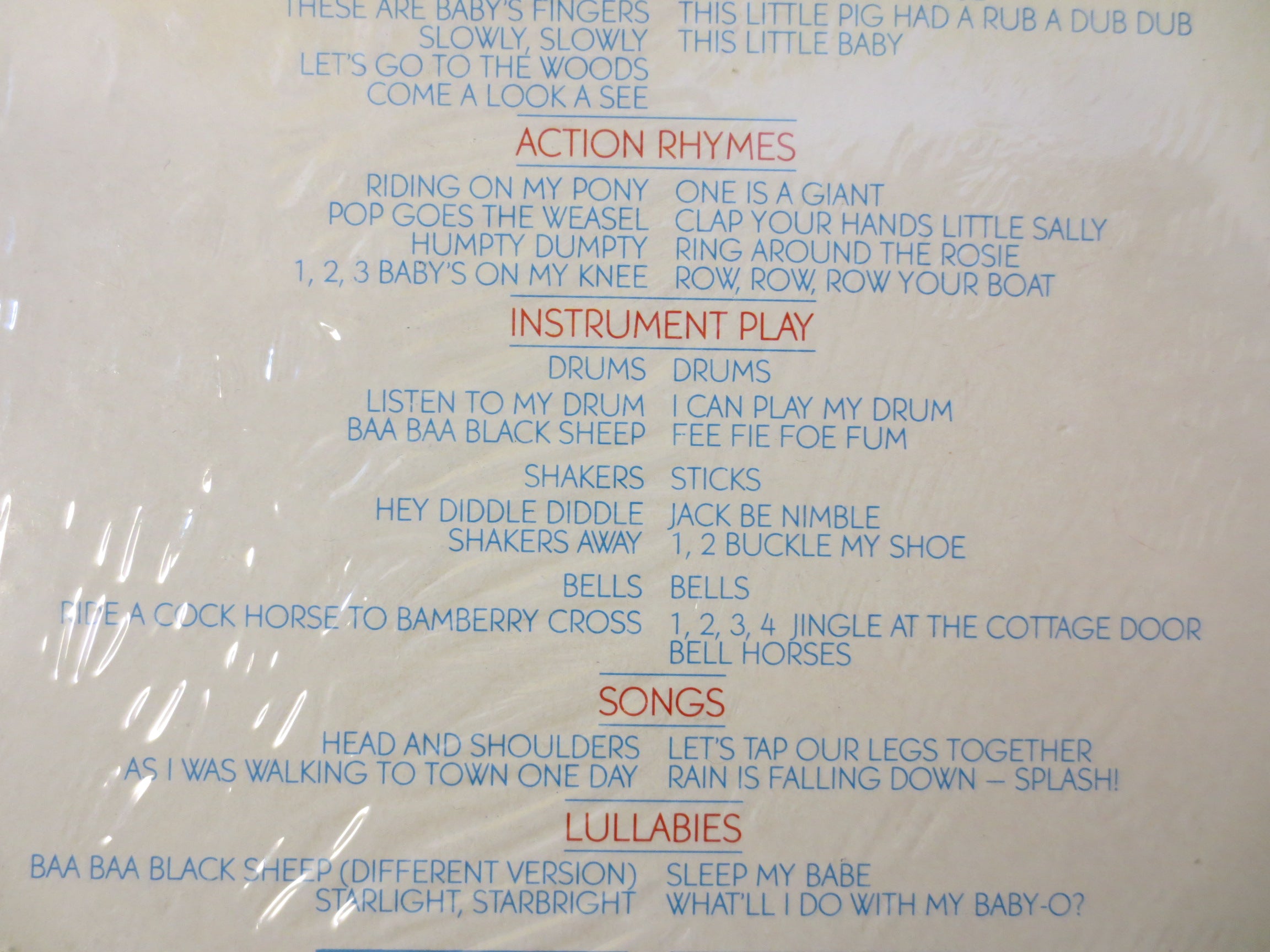 Bob McGrath & Katherine Smithrim – The Baby Record (1983) Vinyl LP