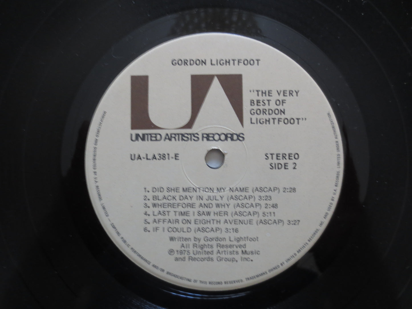 GORDON LIGHTFOOT, BEST of Records, Country Records, Country Vinyl, Record Vinyl, Records, lps, Vinyl Records, 1980 Records
