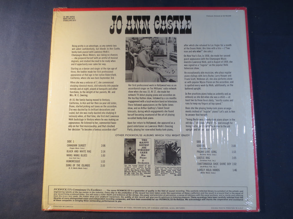 Jo Ann Castle – Lawrence Welk's Ragtime Gal (1967) Vinyl LP