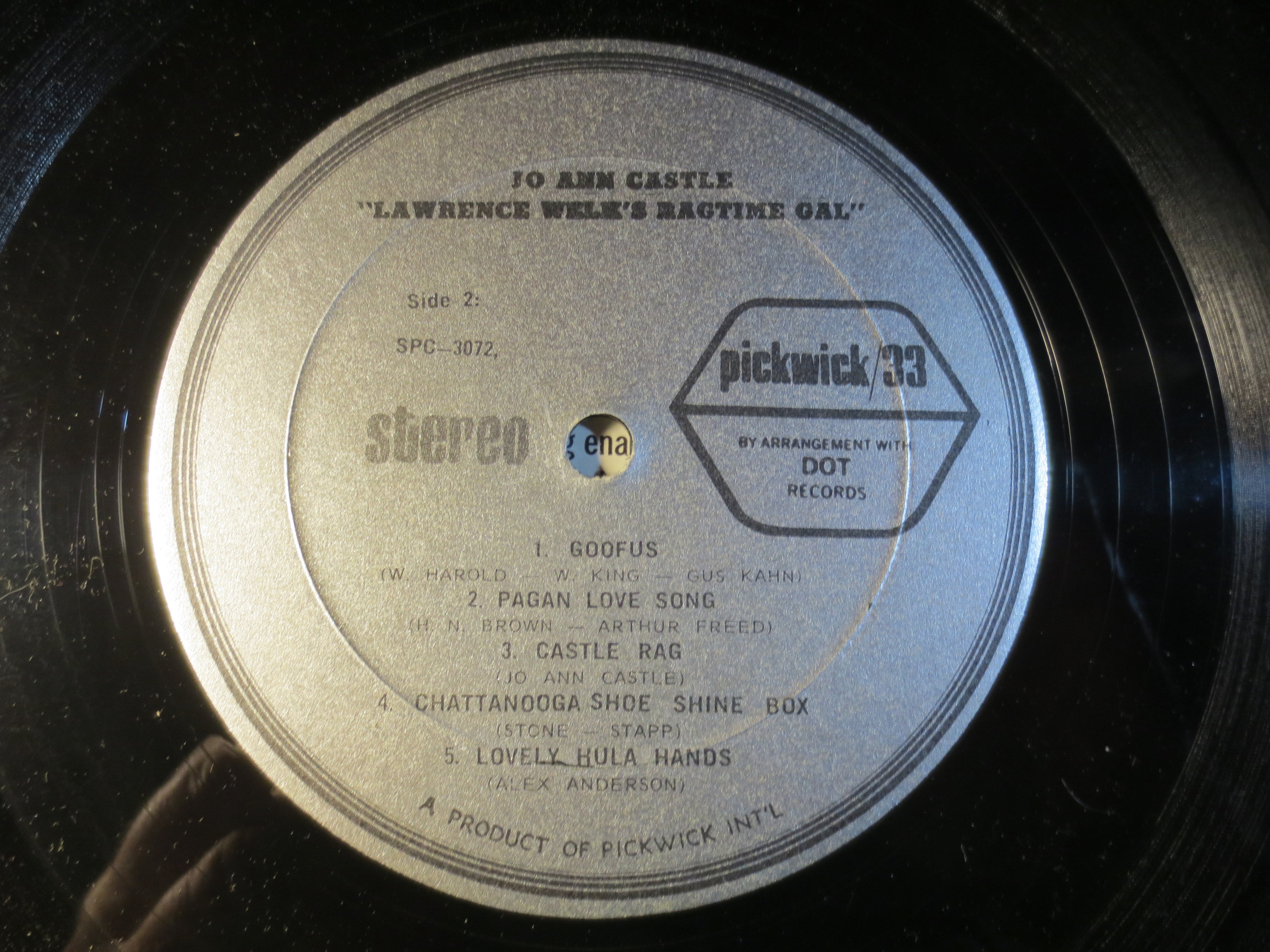 Jo Ann Castle – Lawrence Welk's Ragtime Gal (1967) Vinyl LP
