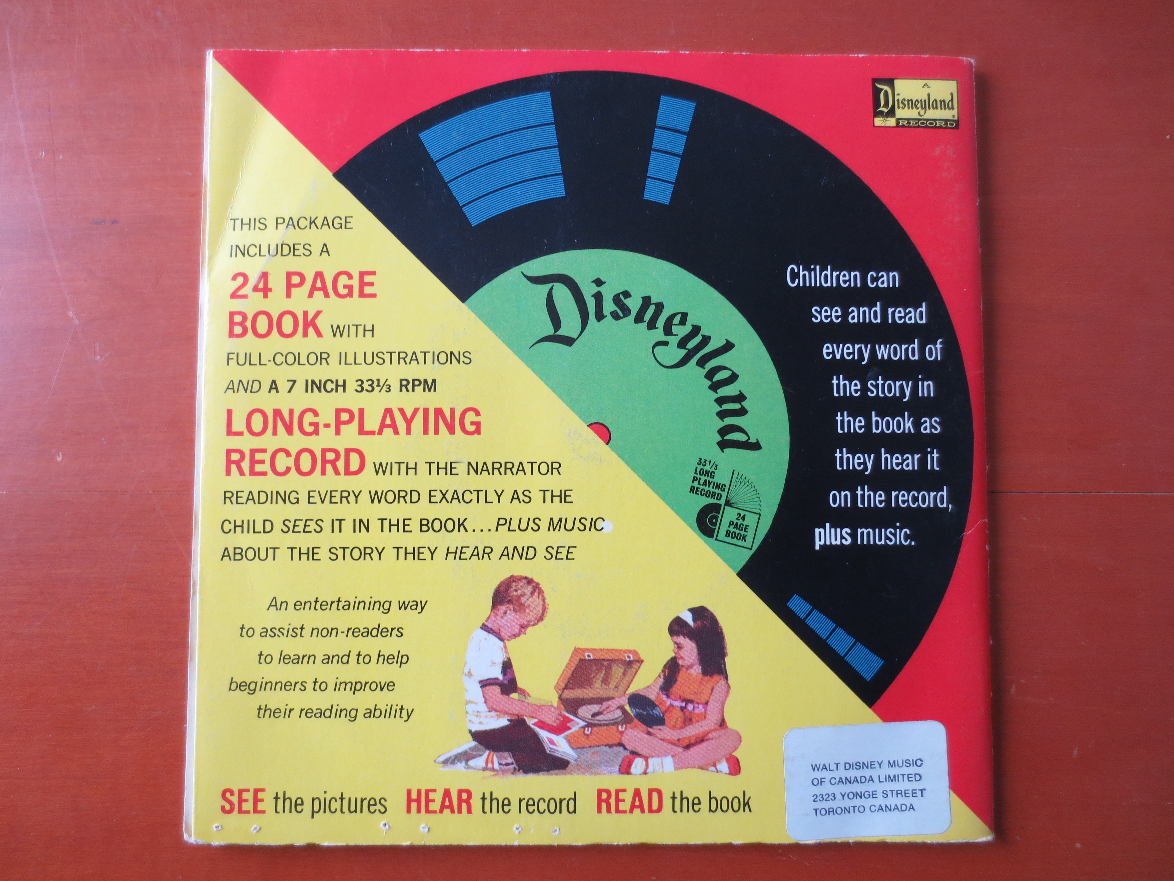 Disneyland – The Emperor's New Clothes (1970) Vinyl 7" with 24-Page Colour Book