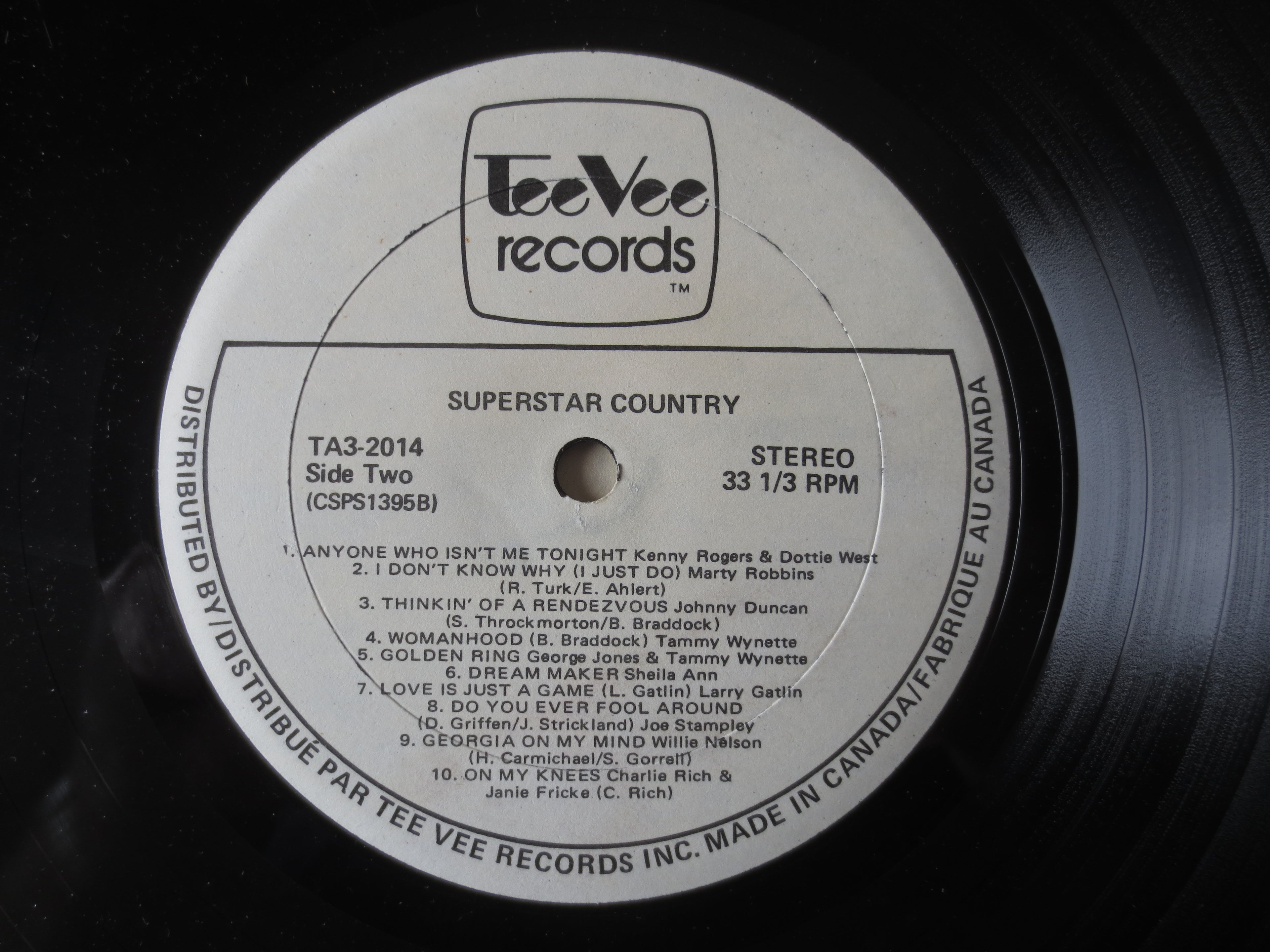 Superstar Country – Tee Vee Records (1979) Vinyl LP