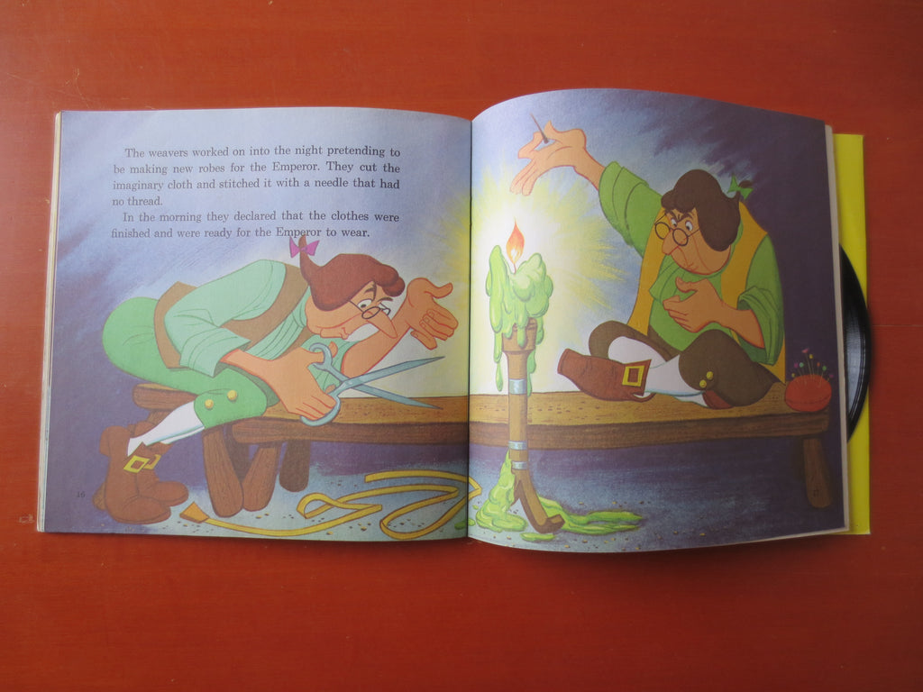 Disneyland – The Emperor's New Clothes (1970) Vinyl 7" with 24-Page Colour Book