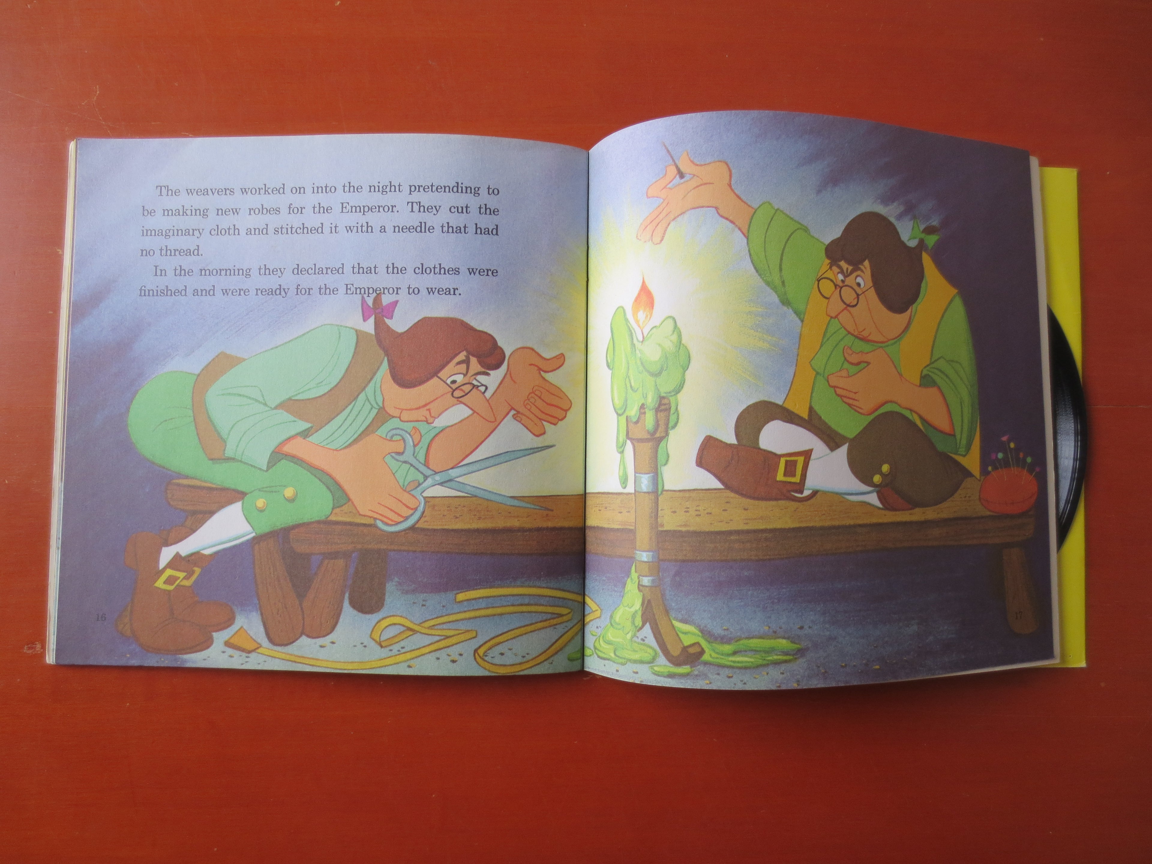 Disneyland – The Emperor's New Clothes (1970) Vinyl 7" with 24-Page Colour Book