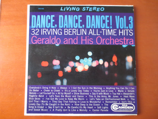 GERALDO and His ORCHESTRA, IRVING Berlin Record, Big Band Albums, Vintage Vinyl, Jazz Albums, Big Band Music, 1961 Records