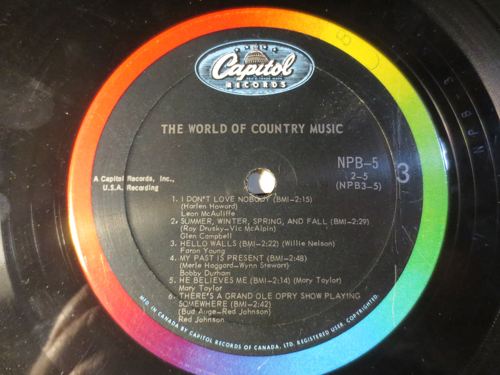 The World of Country Music (1965) Double Vinyl LP