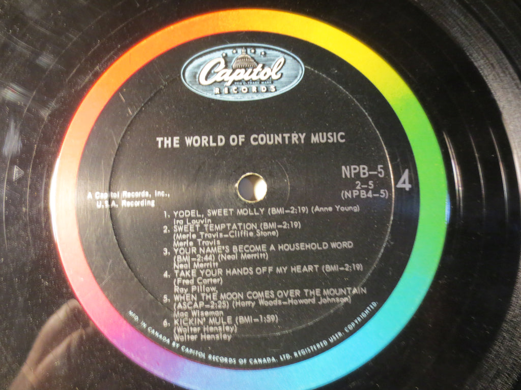 The World of Country Music (1965) Double Vinyl LP