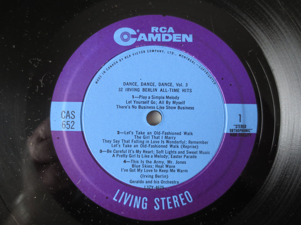 Geraldo & His Orchestra – Dance, Dance, Dance! Vol. 3 (1961) Vinyl LP