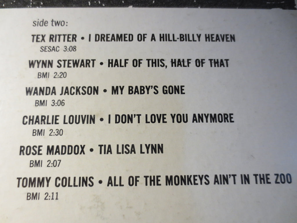 The World of Country Music (1965) Double Vinyl LP