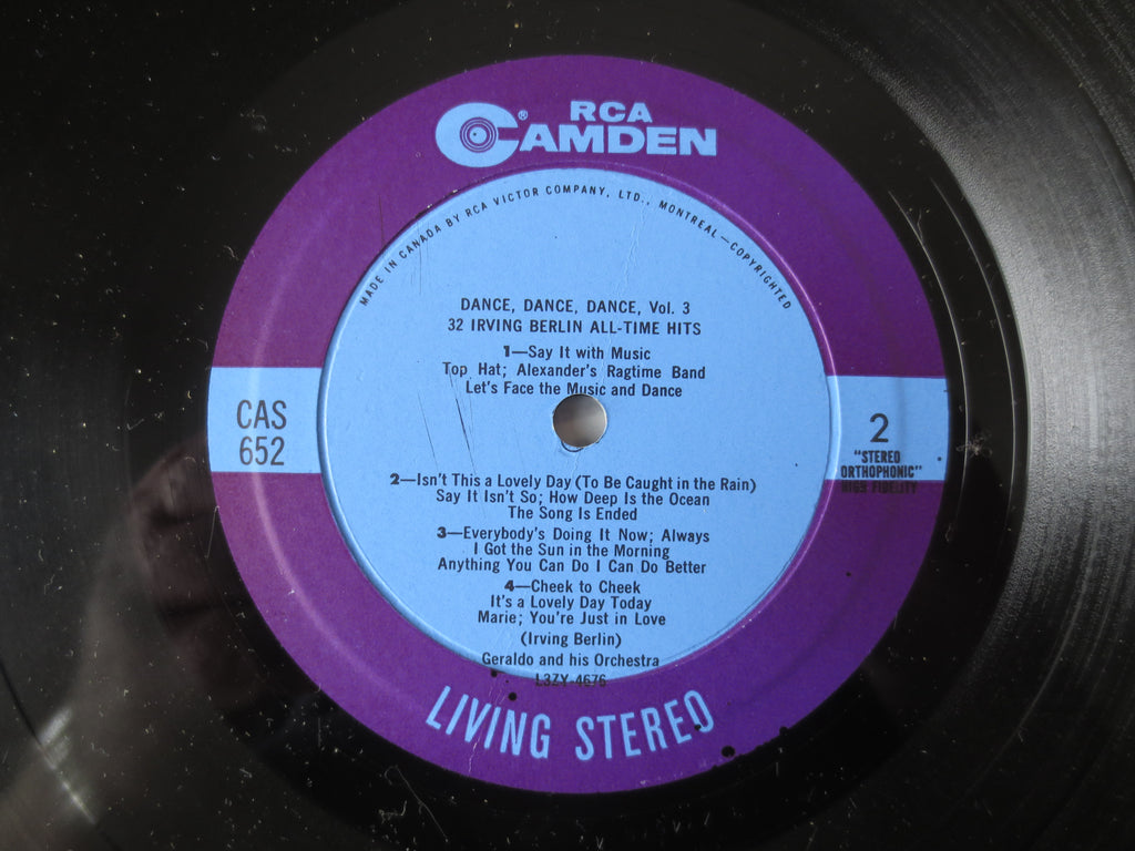 Geraldo & His Orchestra – Dance, Dance, Dance! Vol. 3 (1961) Vinyl LP