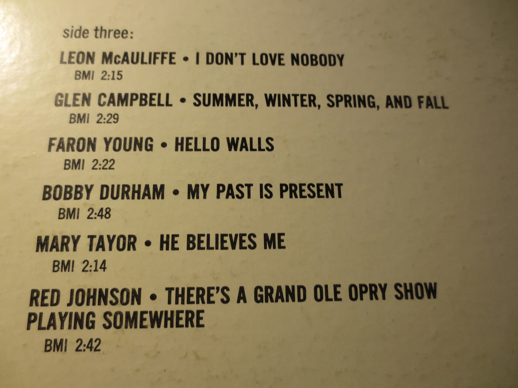 The World of Country Music (1965) Double Vinyl LP