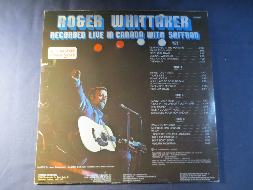 Roger Whittaker – Live in Canada (1975) Vinyl LP