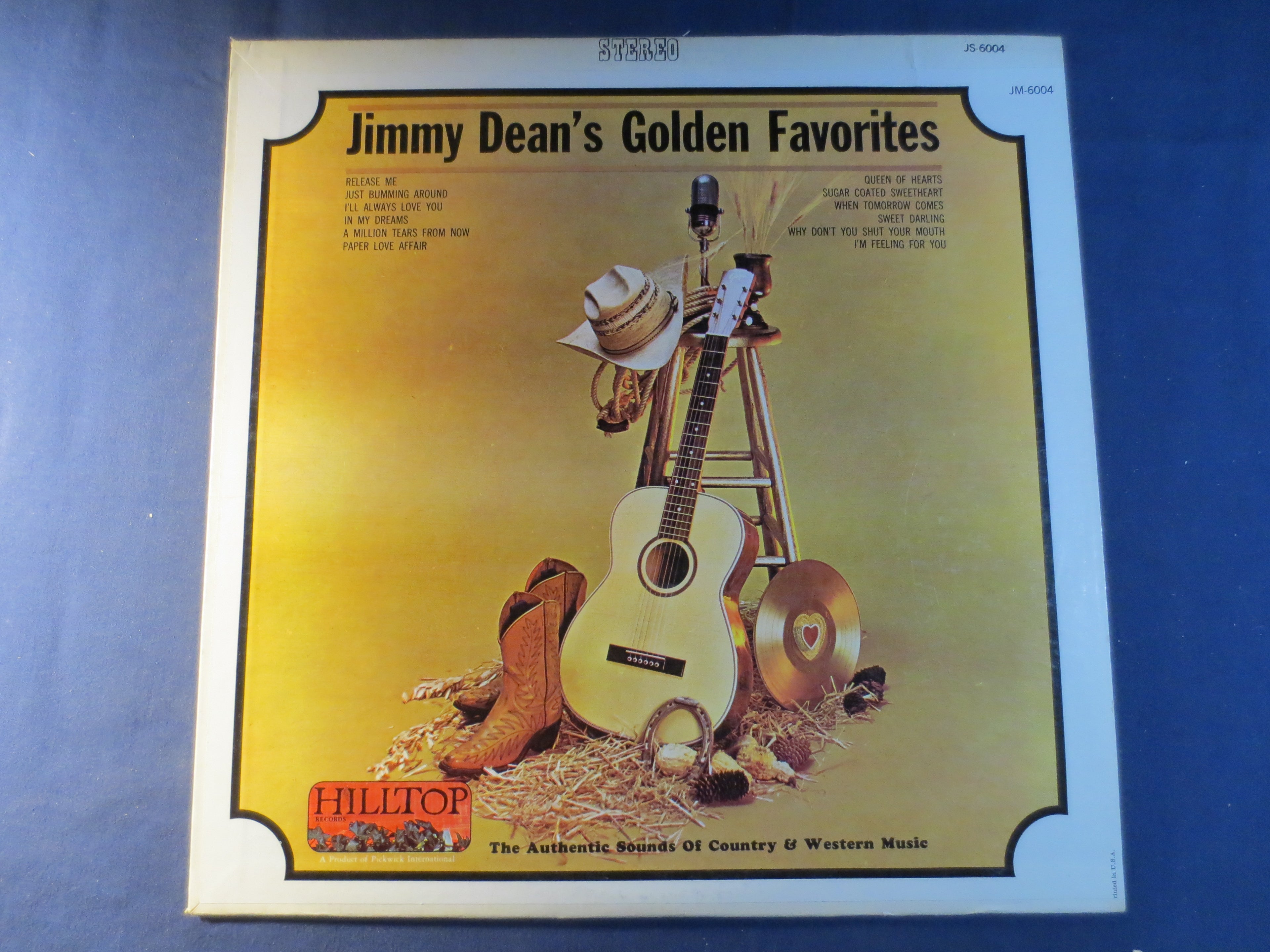 Jimmy Dean – Golden Favorites (1964) Vinyl LP