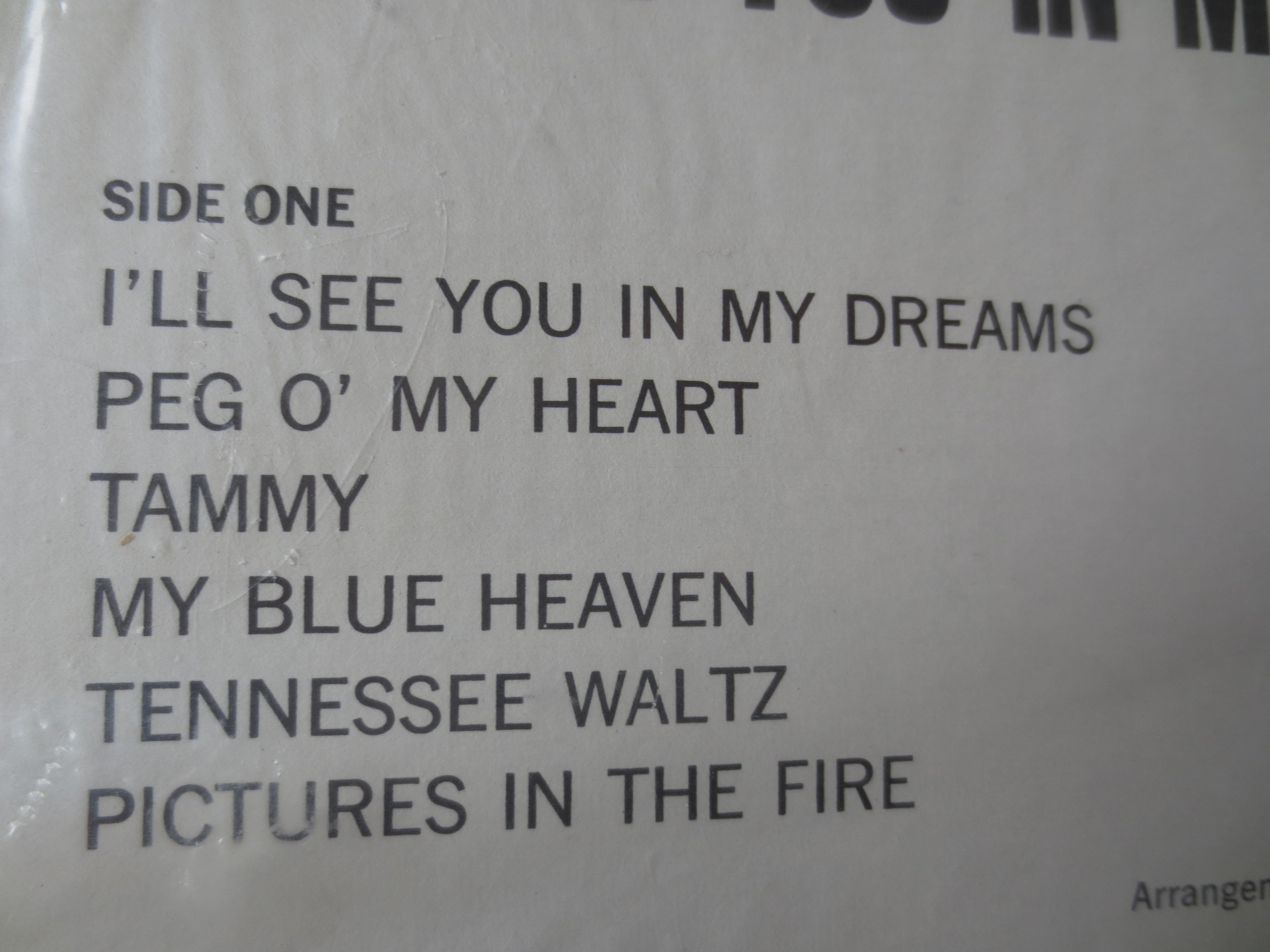 Pat Boone – I'll See You in My Dreams (1962) Vinyl LP