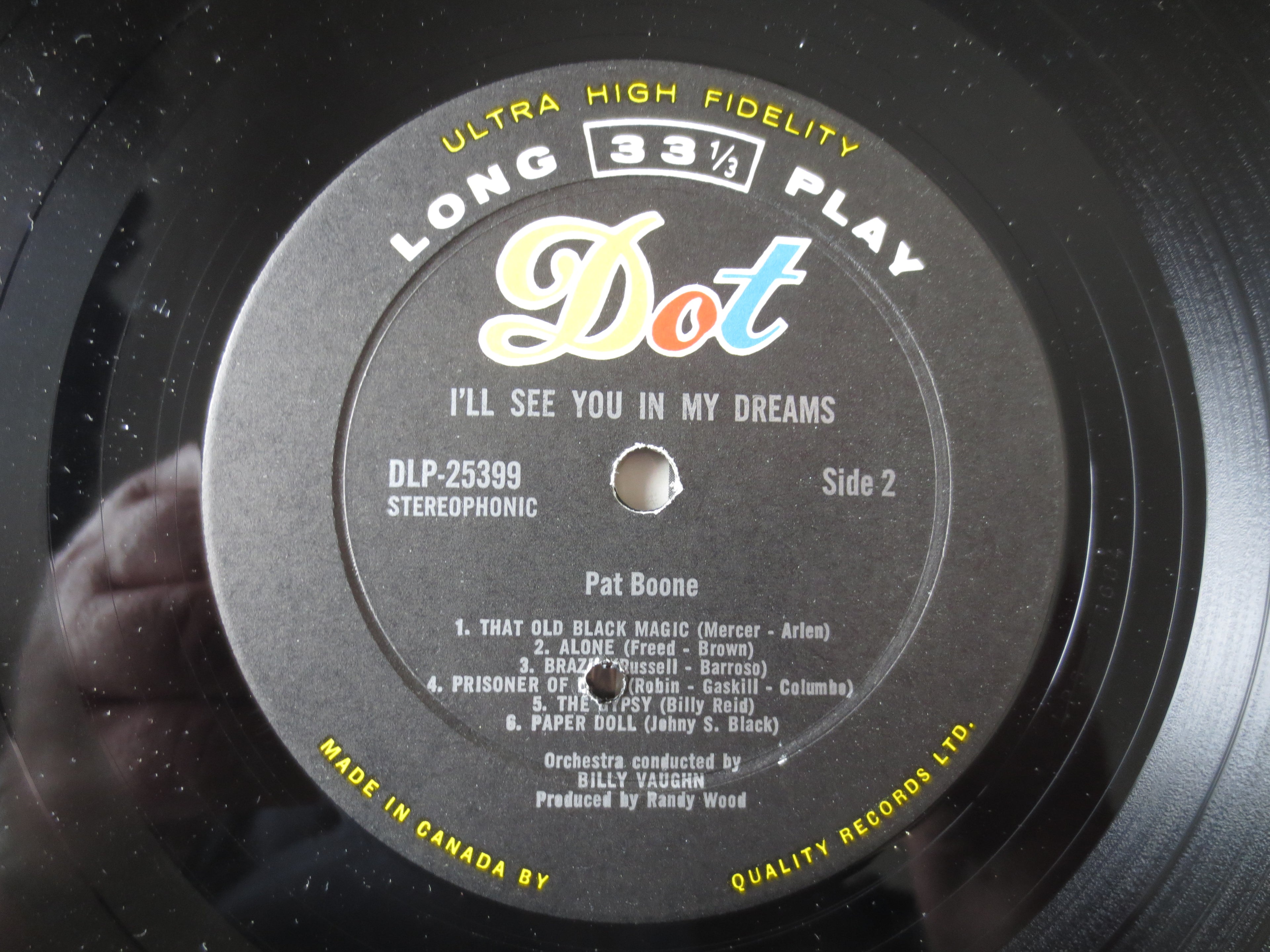 Pat Boone – I'll See You in My Dreams (1962) Vinyl LP